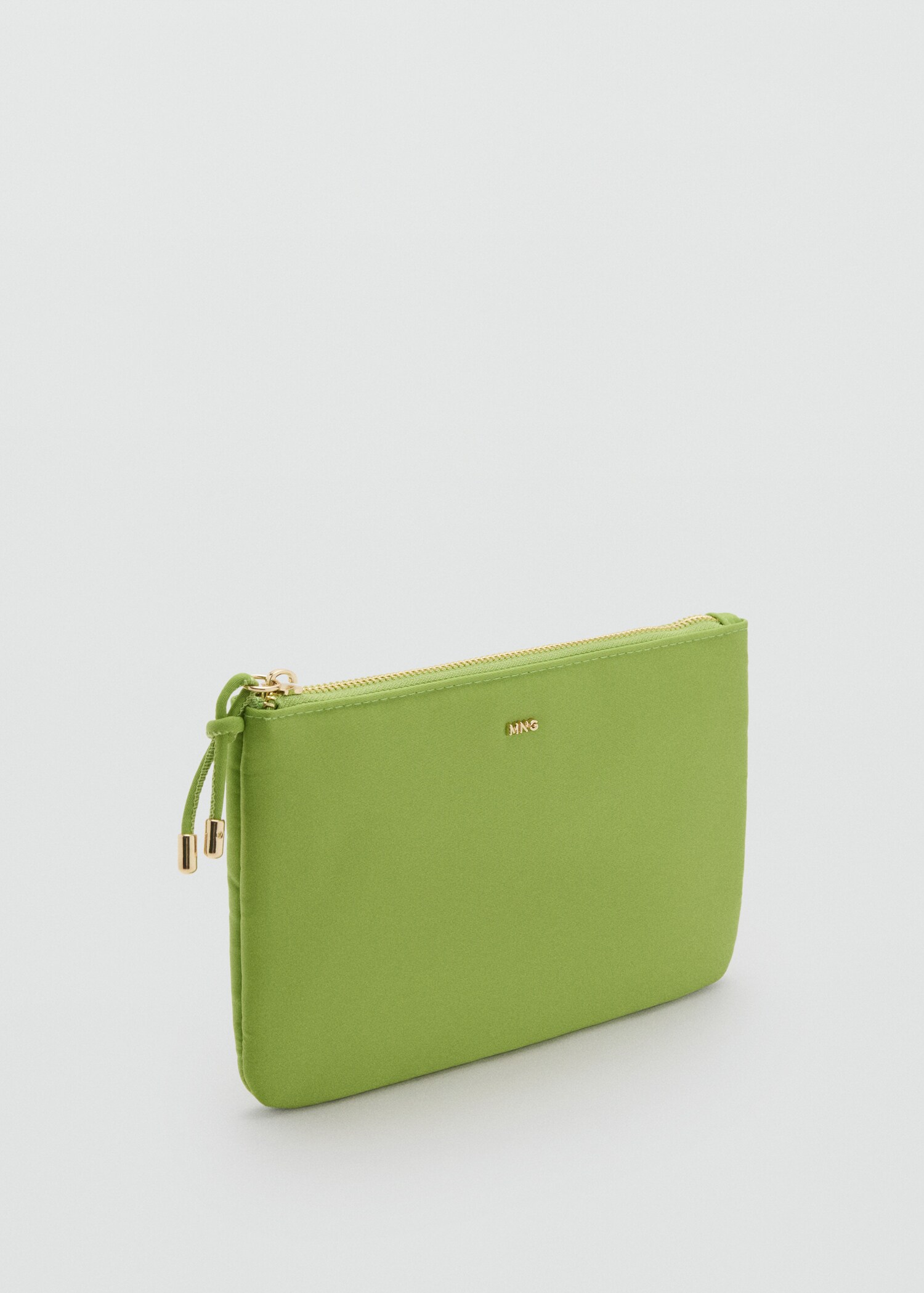 Zipped nylon cosmetics bag - Medium plane
