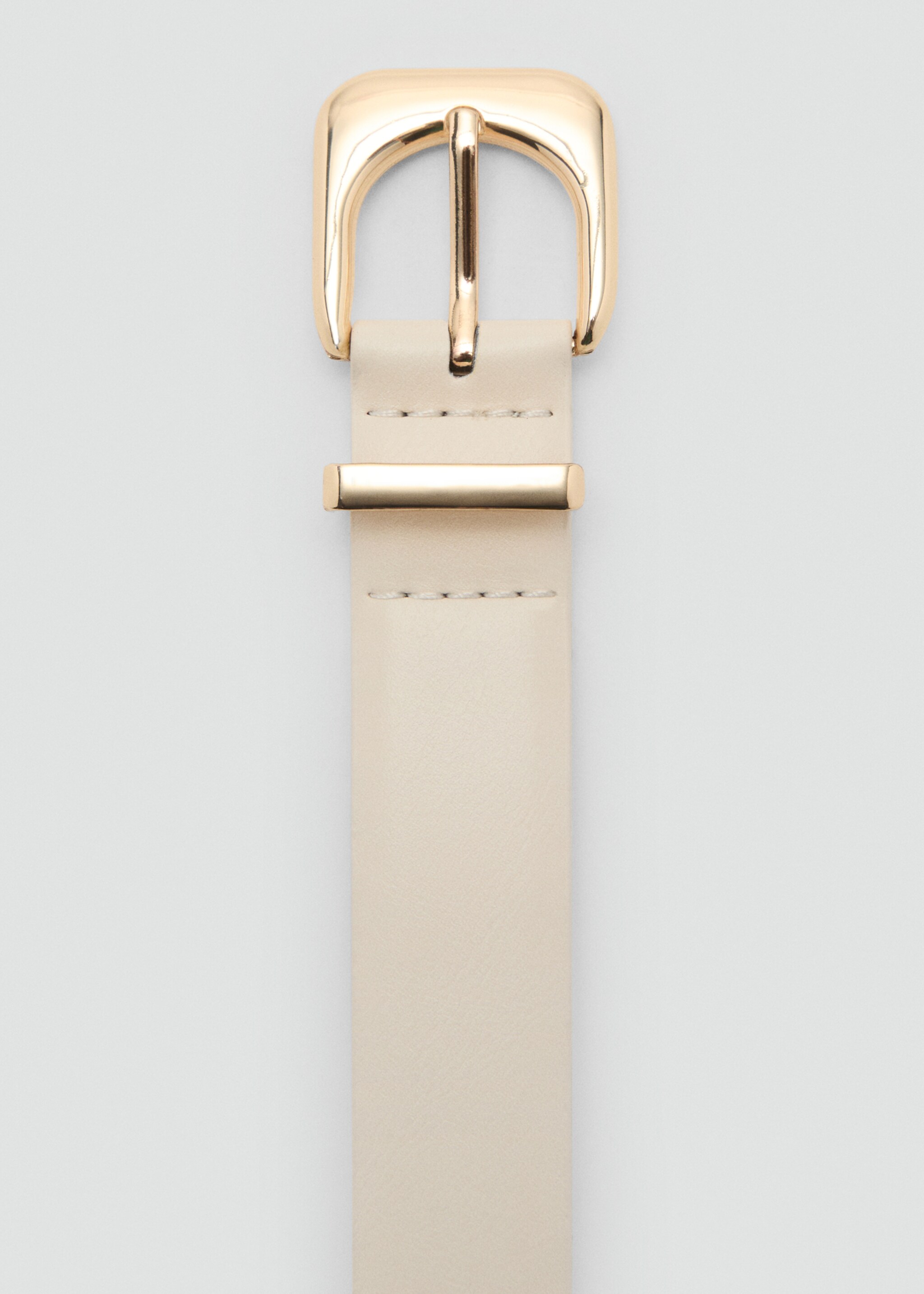 Leather effect belt with buckle - Details of the article 1