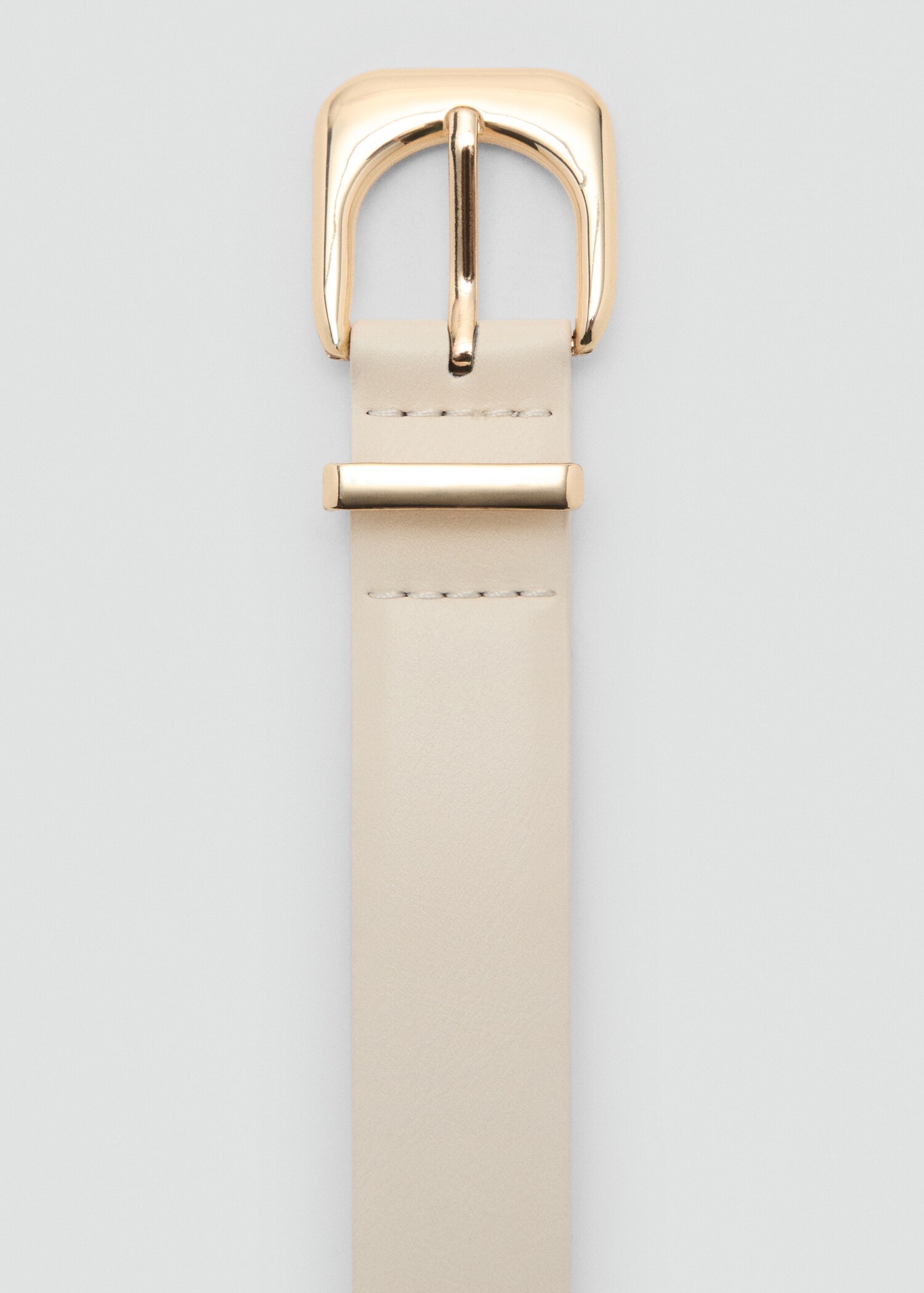 Leather effect belt with buckle - Details of the article 1
