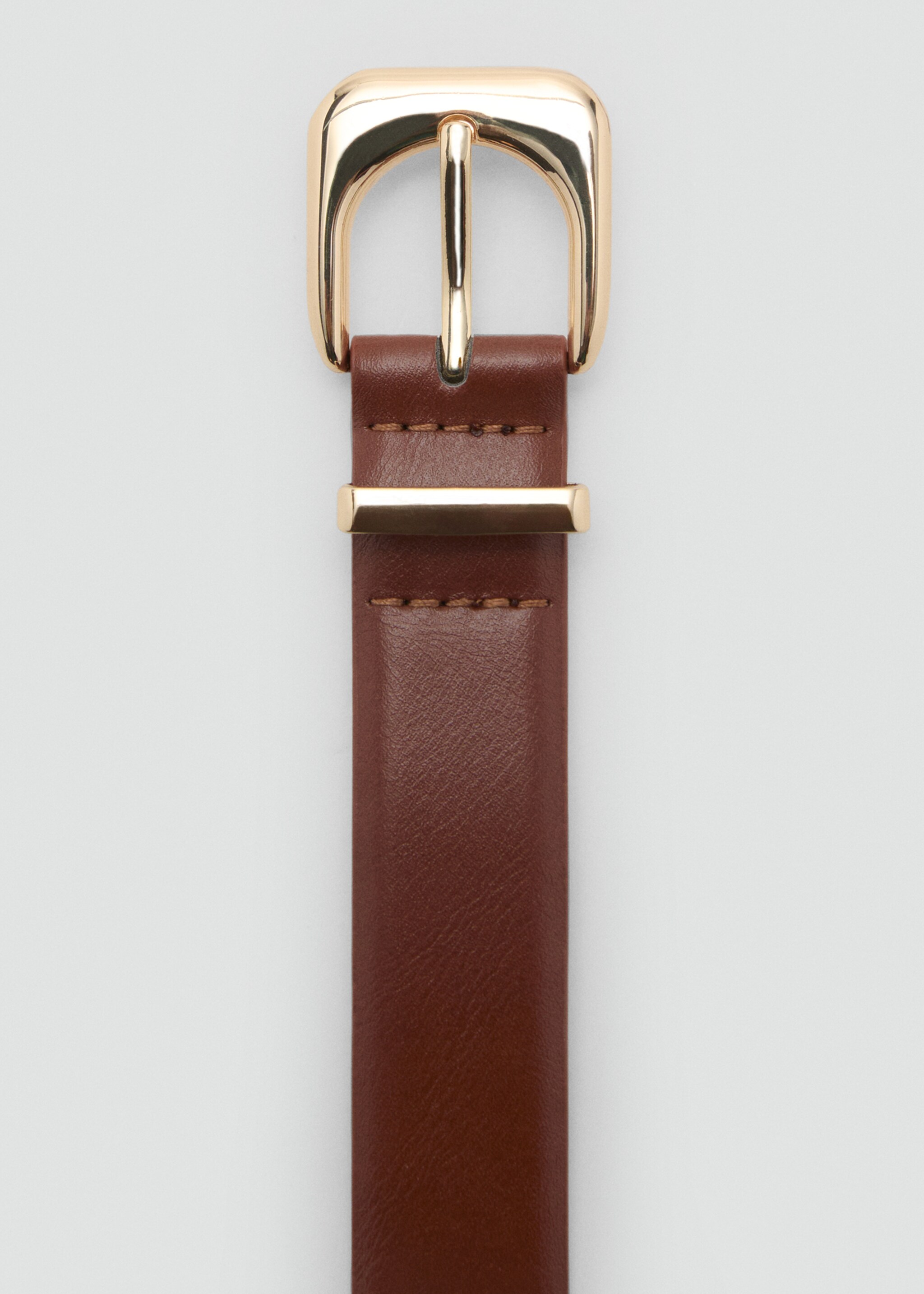 Leather effect belt with buckle - Details of the article 1