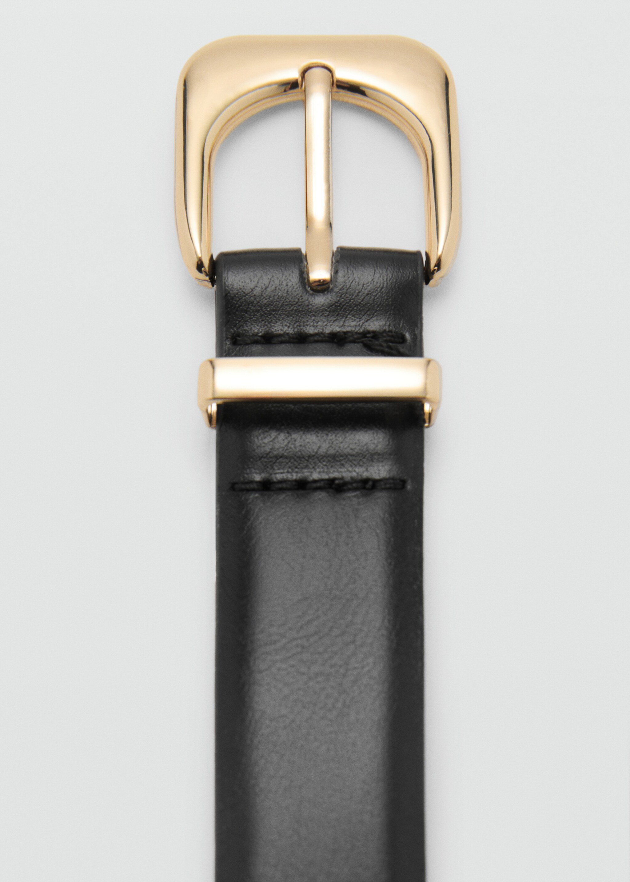 Leather effect belt with buckle - Details of the article 1