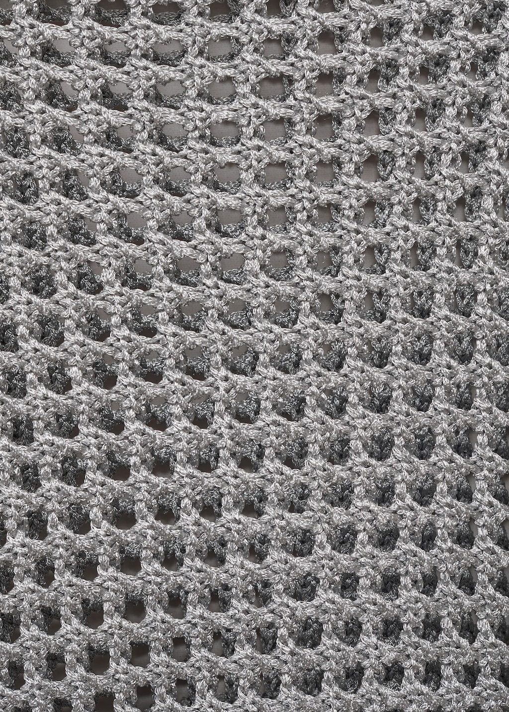 Long-sleeved crochet sweater