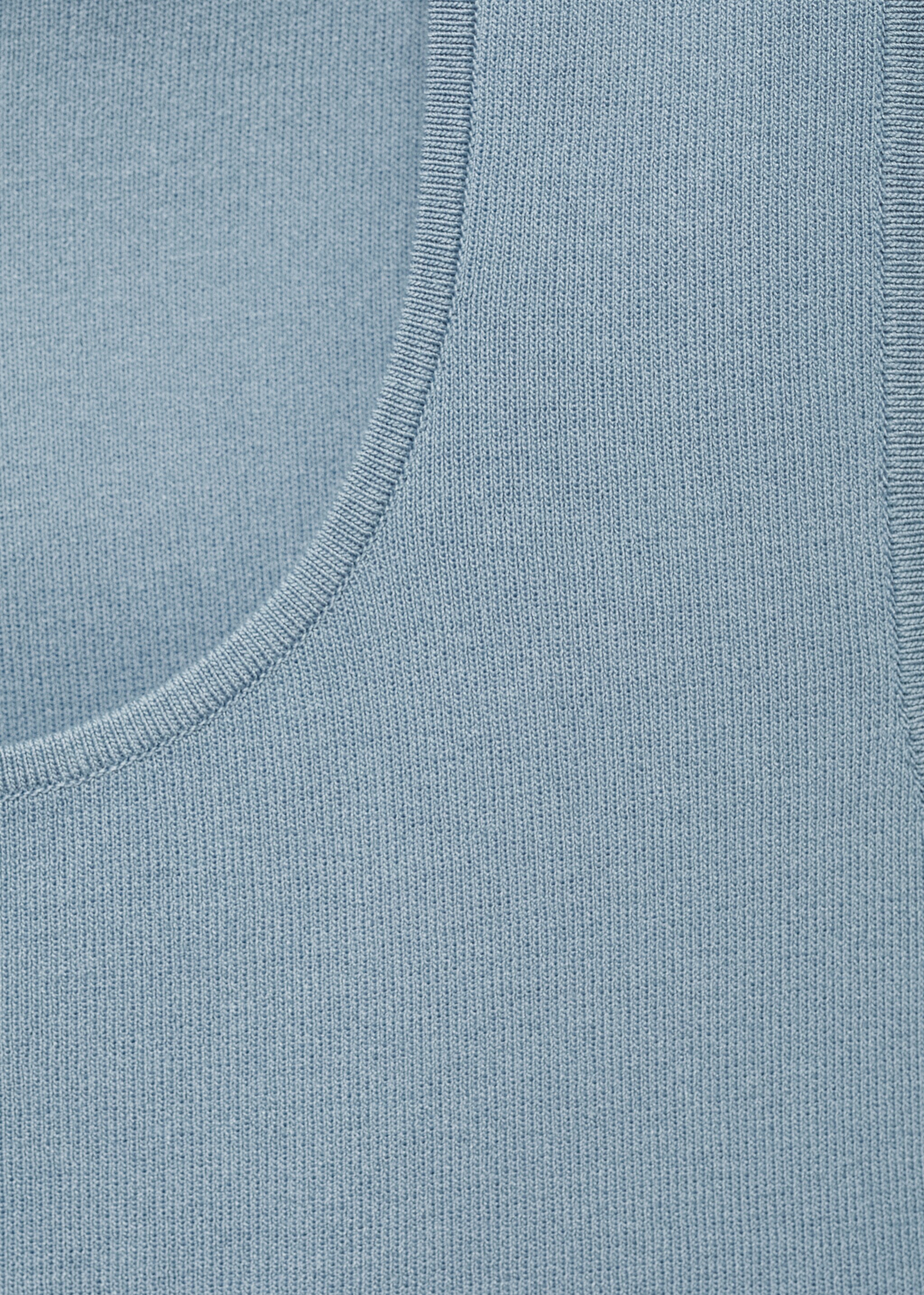 Low-cut knitted crop top - Details of the article 8
