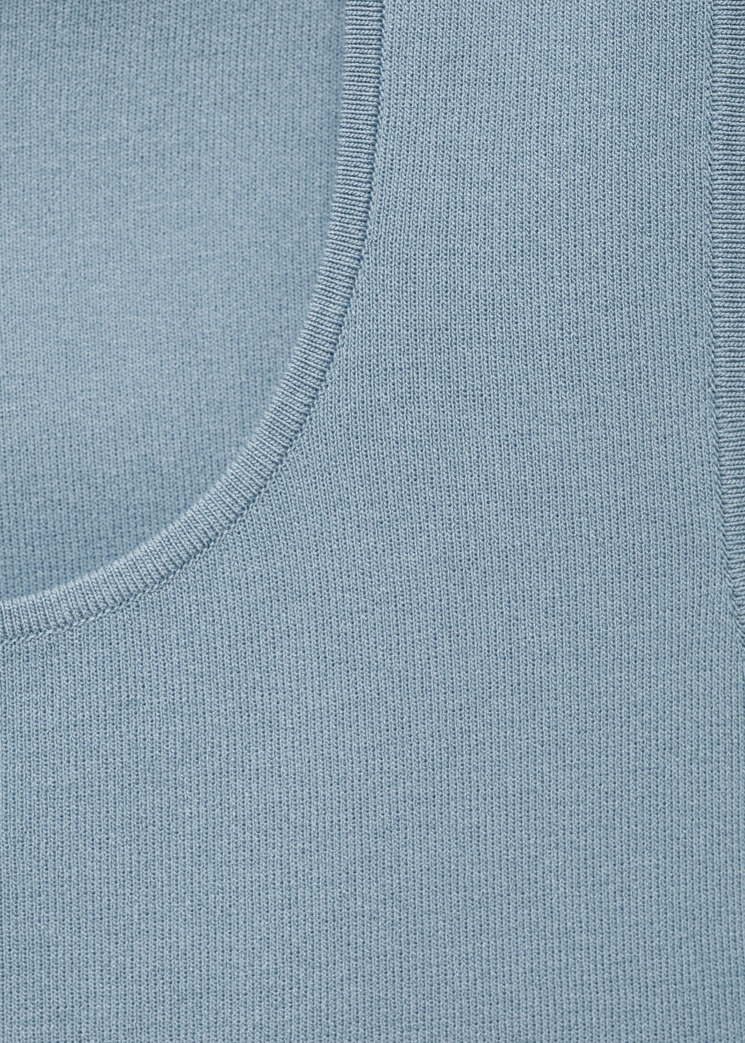 Low-cut knitted crop top - Details of the article 8