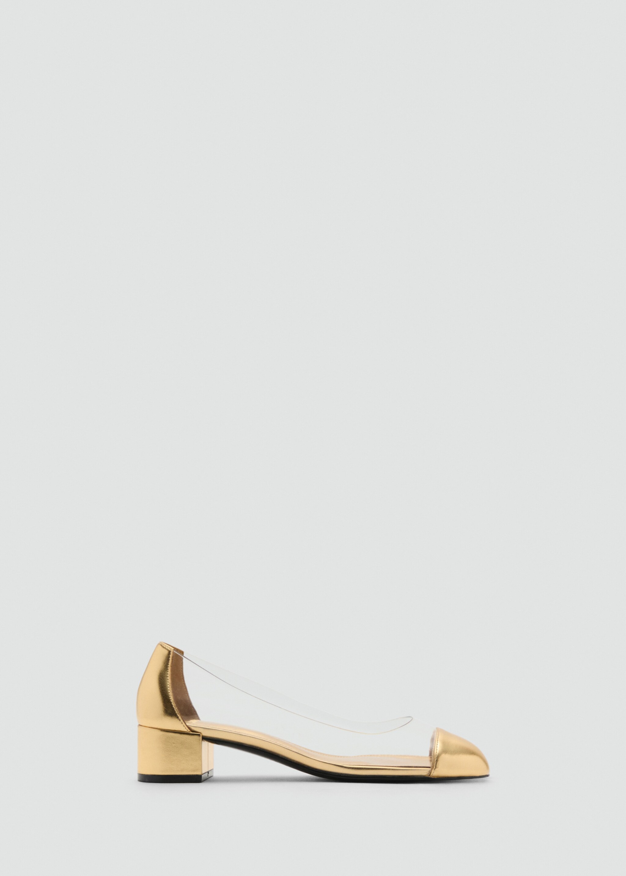 Zapato tacón vinilo combinado - Artículo sin modelo