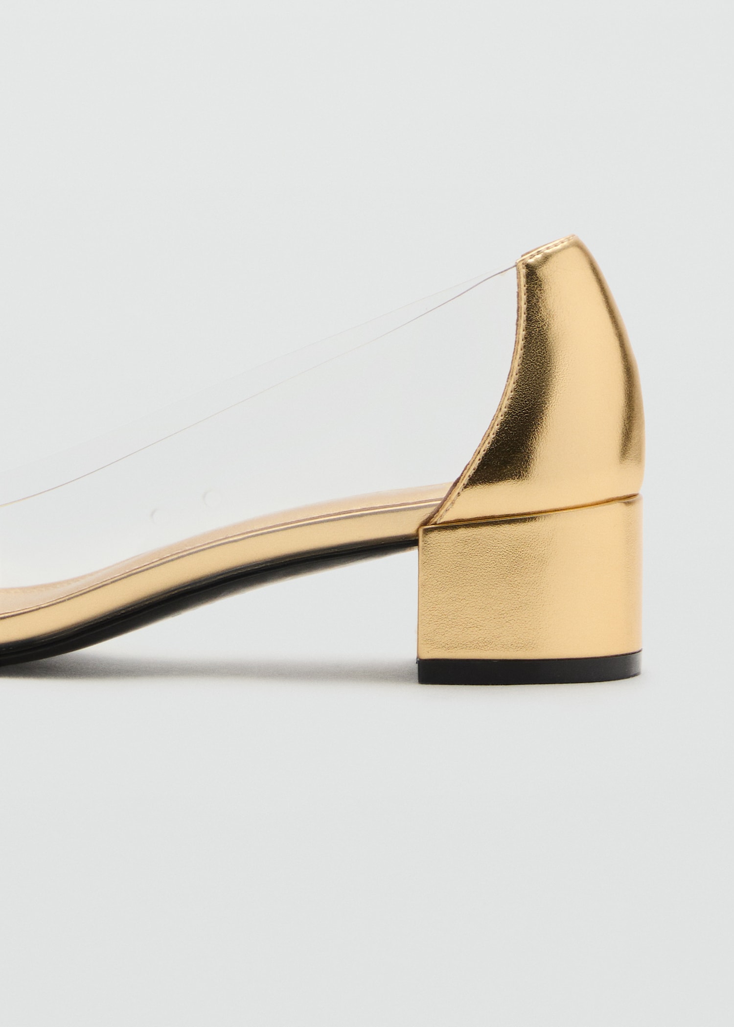 Combined vinyl heeled shoes - Details of the article 1