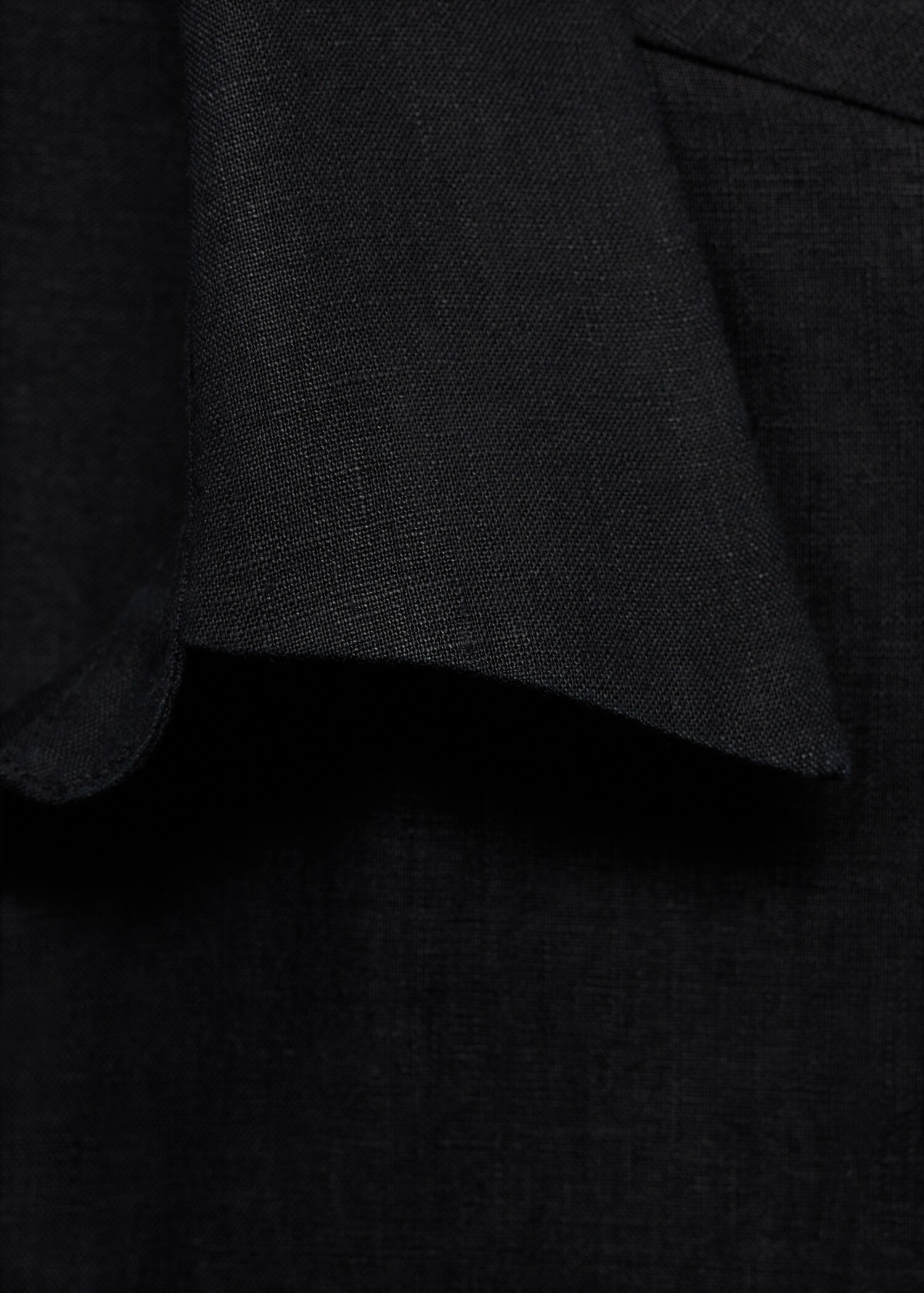 Linen oversized shirt - Details of the article 8