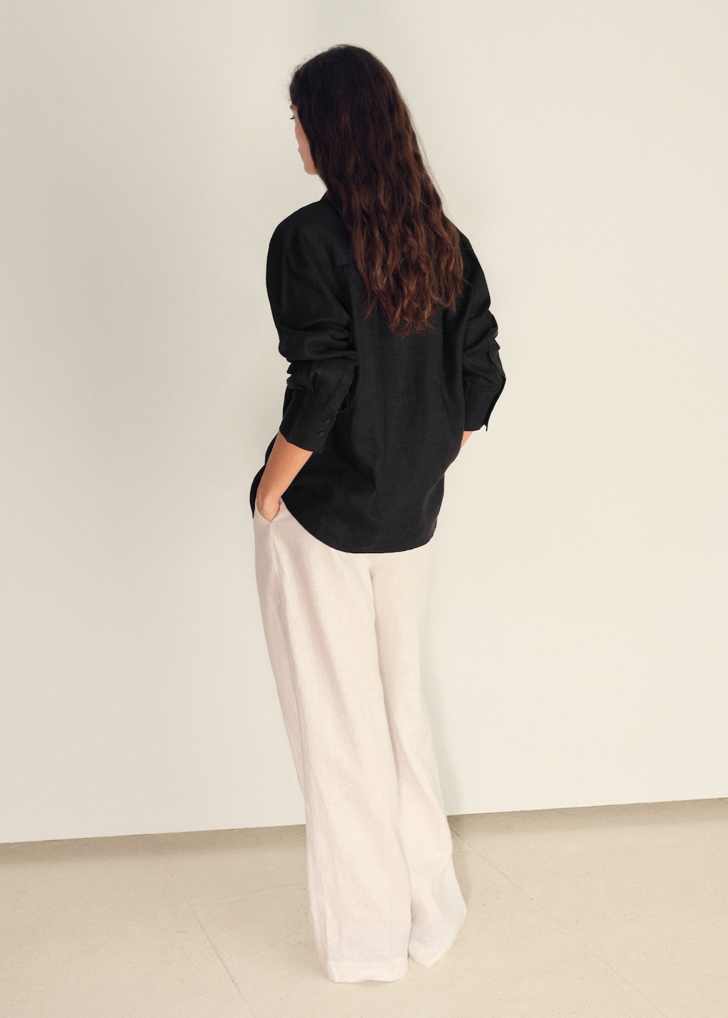 Linen oversized shirt