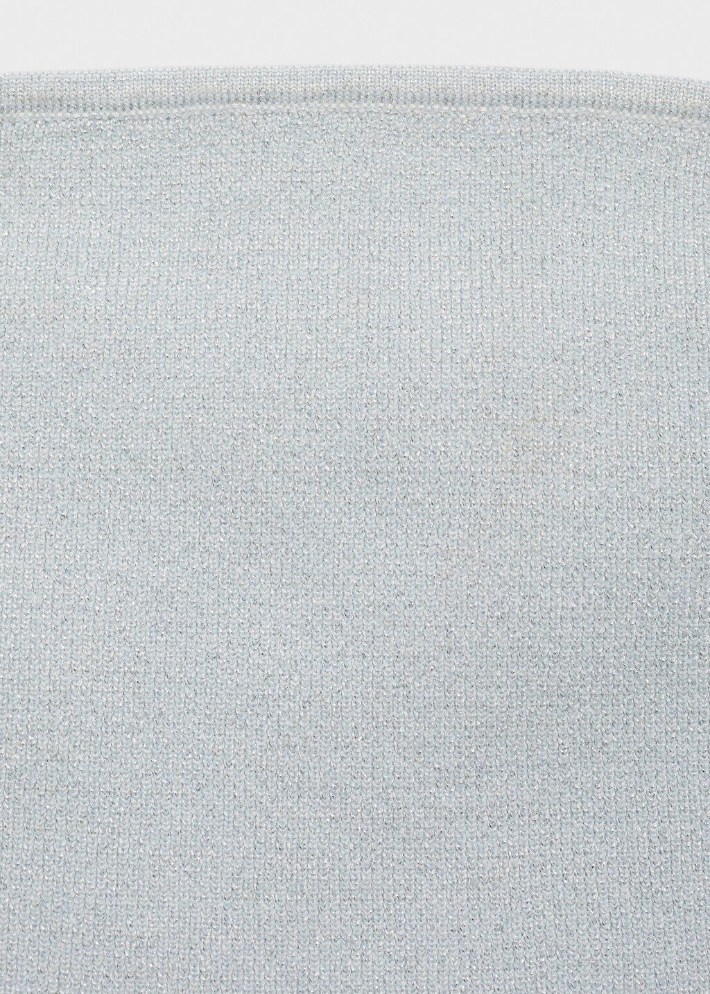 Strapless knitted top