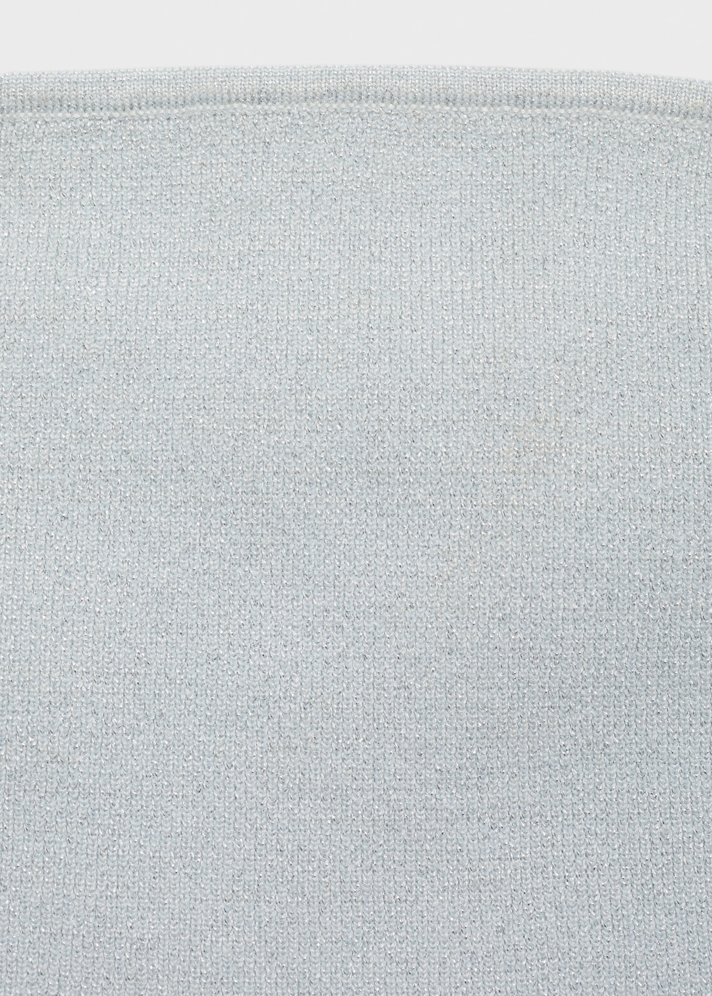 Strapless knitted top