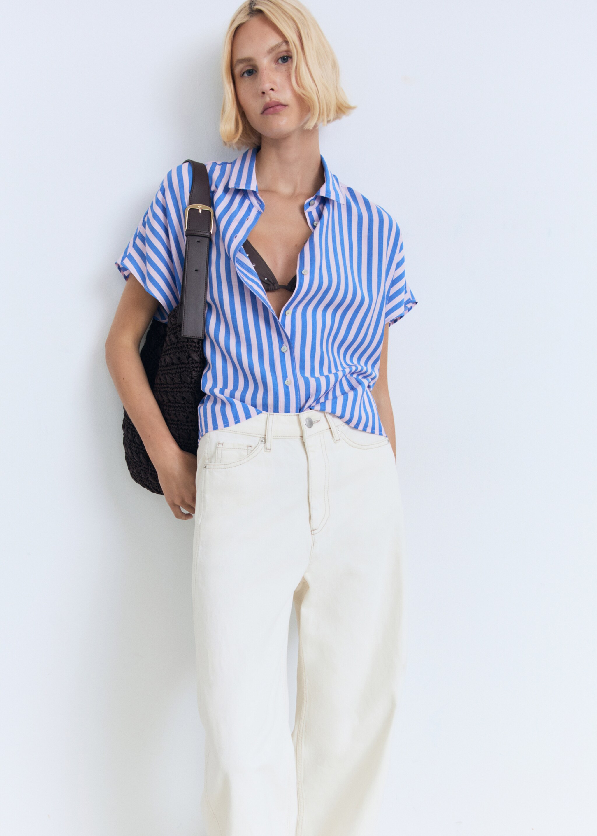 Chemise rayures manches courtes - Détail de l'article 2