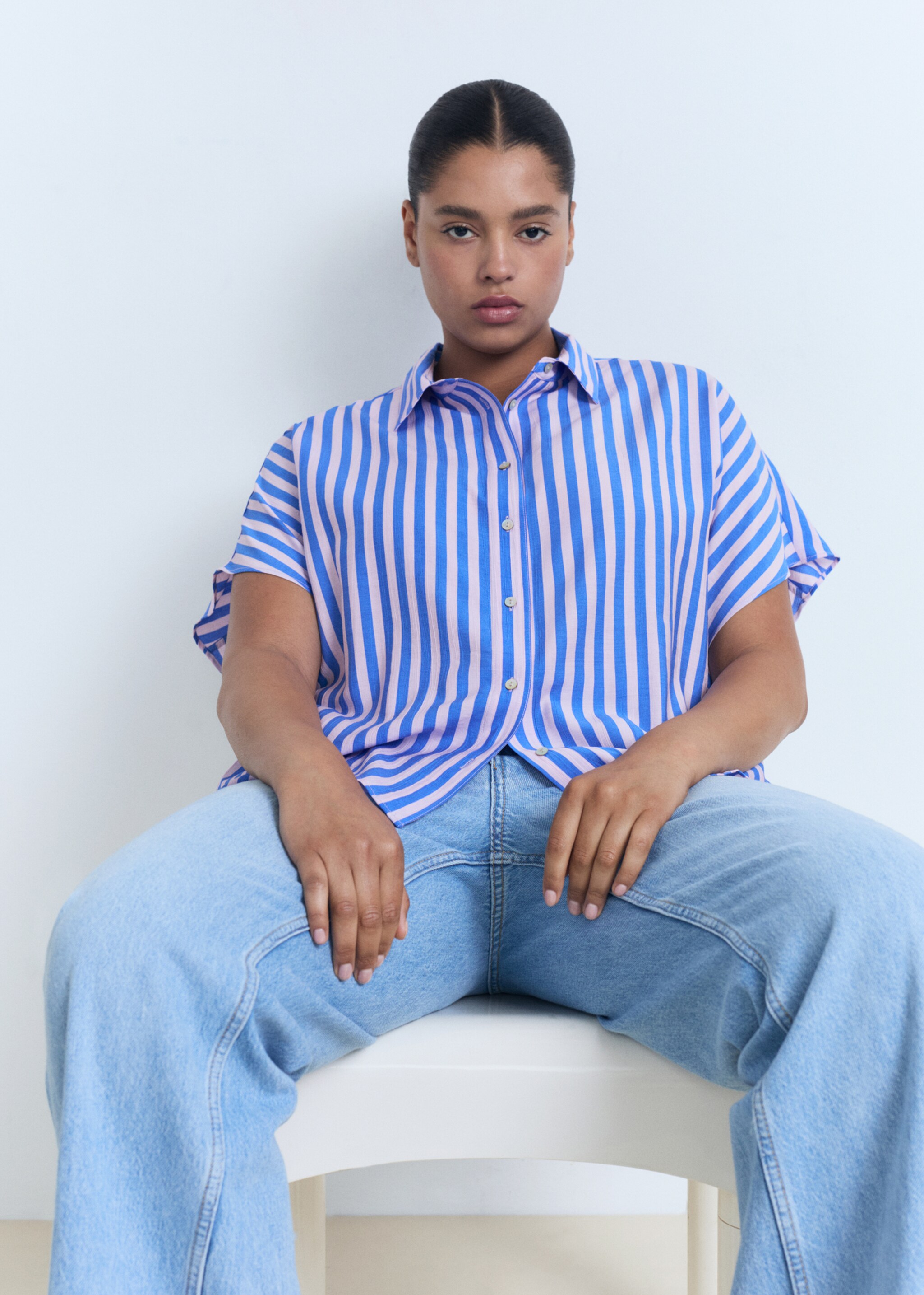 Chemise rayures manches courtes - Détail de l'article 5