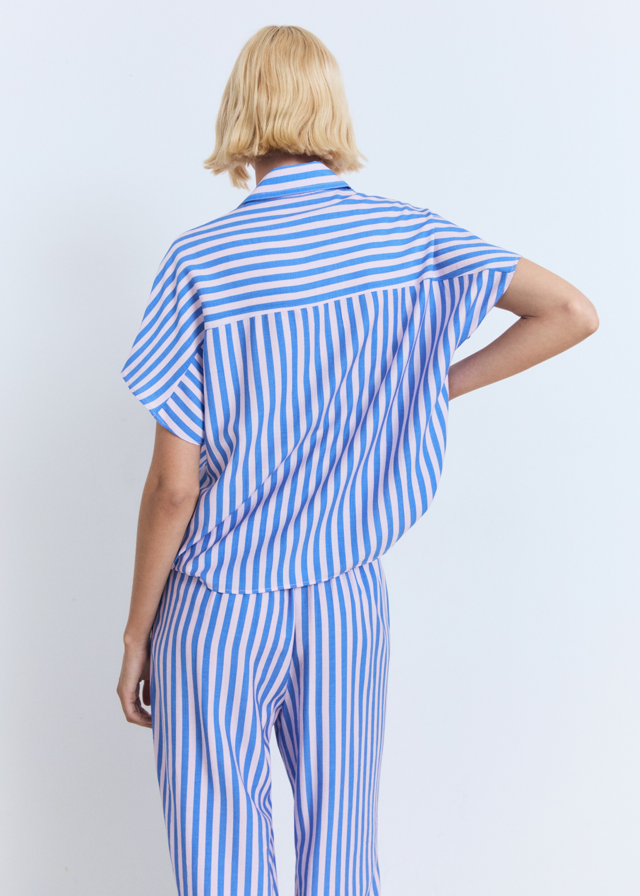 Chemise rayures manches courtes - Verso de l’article