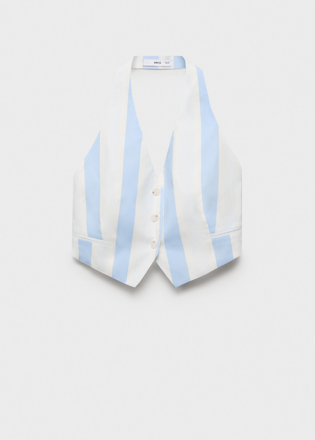 Mango Striped halter vest
