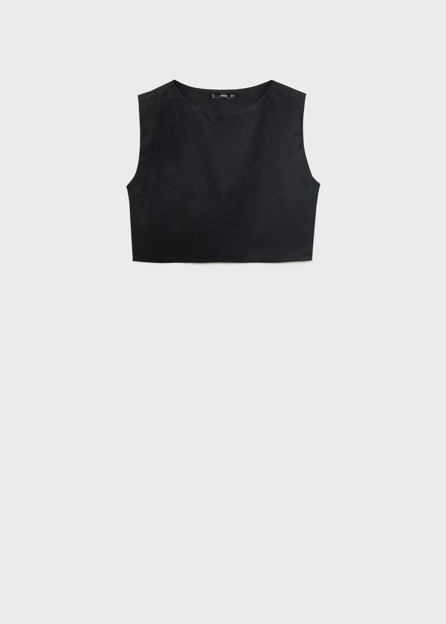 Leinen Crop Top - Artikel ohne Model