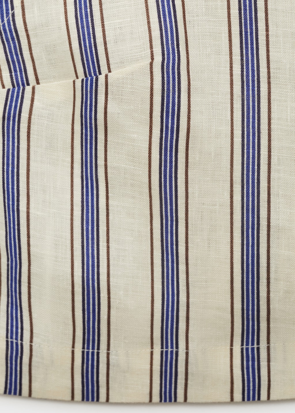 Striped linen top