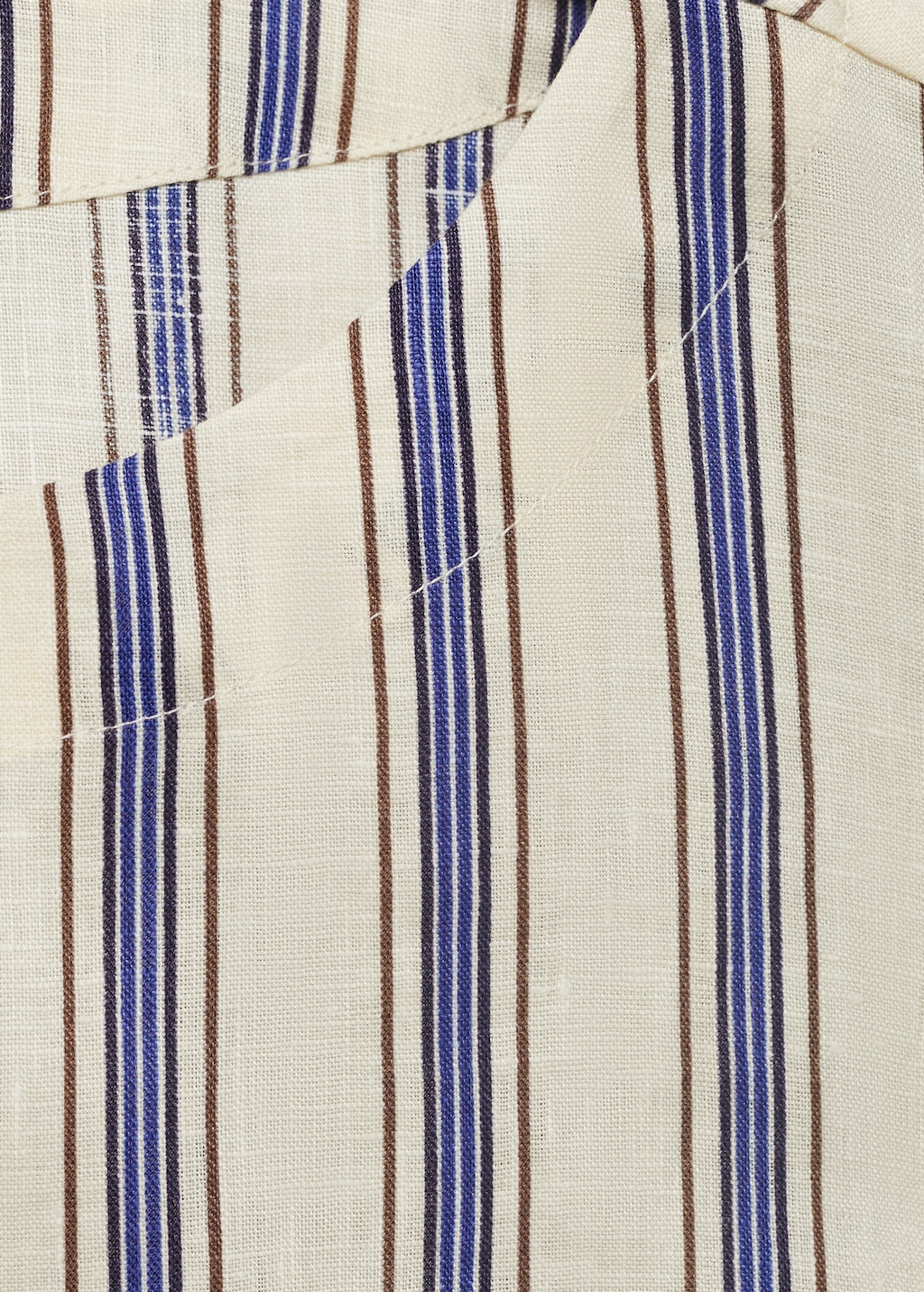 Striped linen top