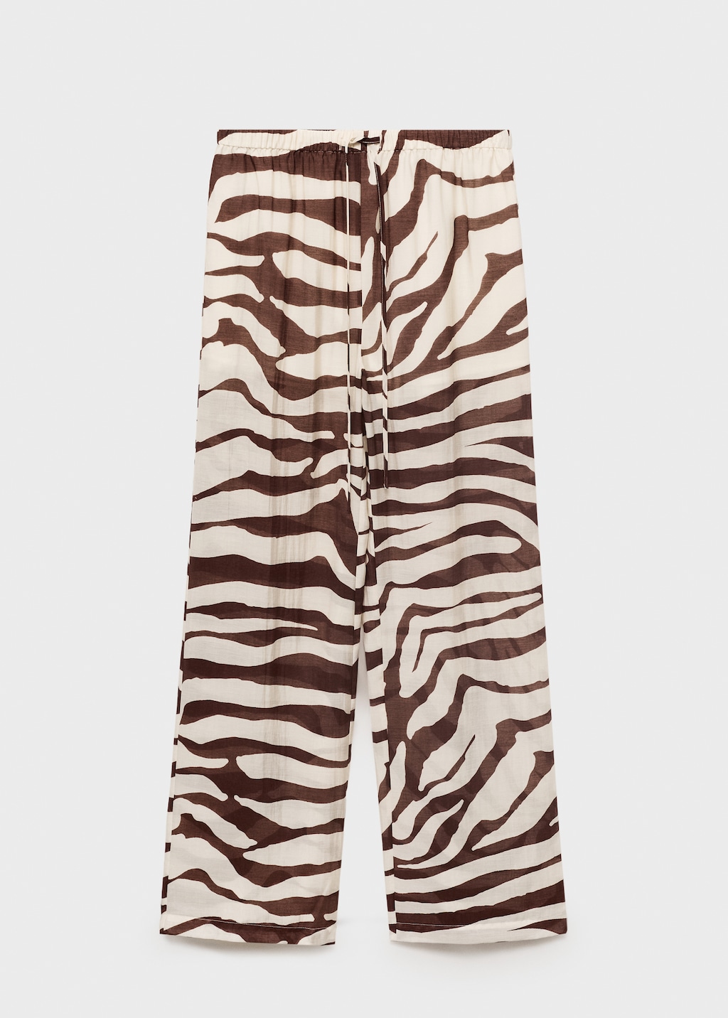 Mango Zebra-print fluid pants thumbnail