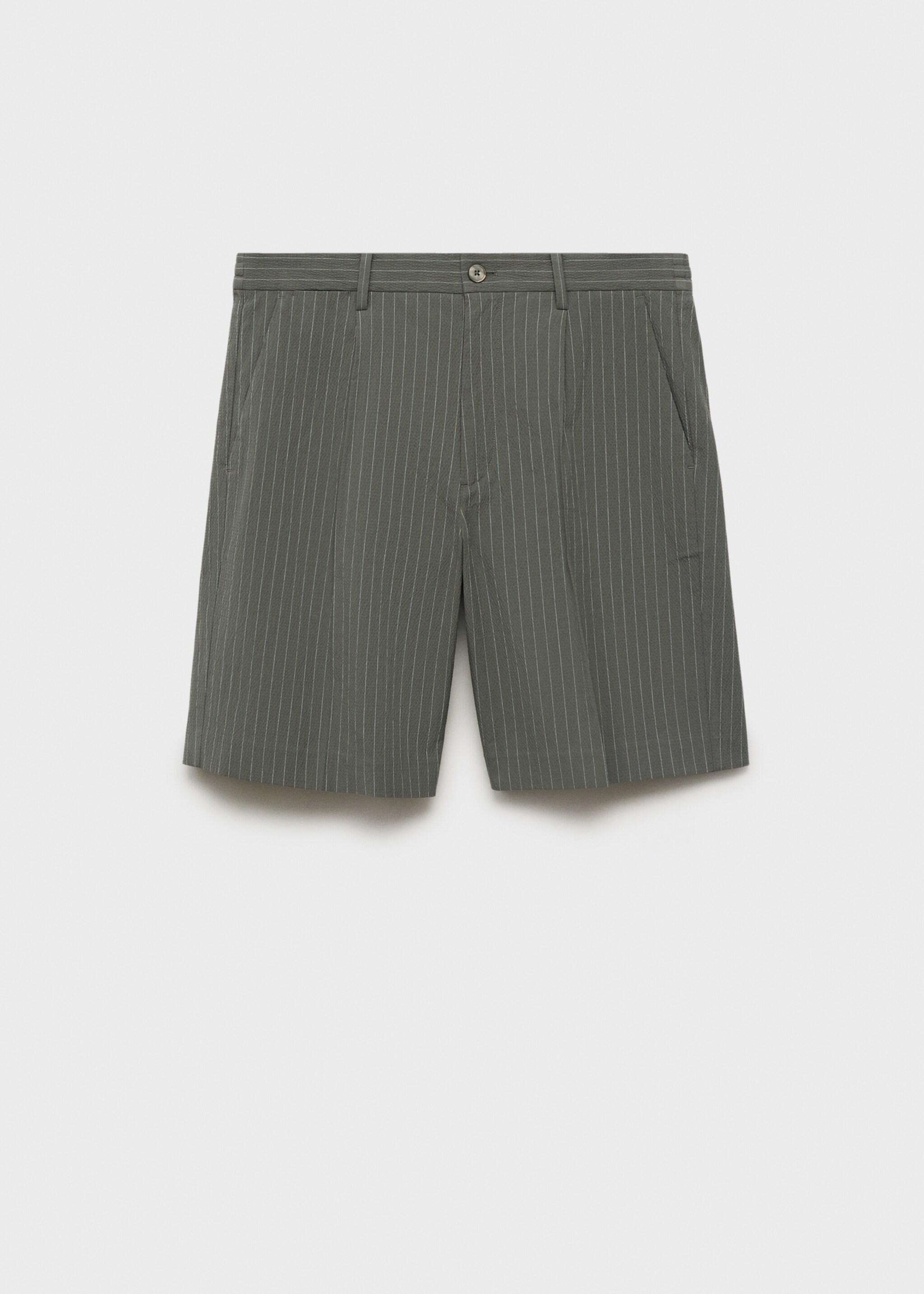 Slim-fit chino cotton bermuda shorts - Article without model