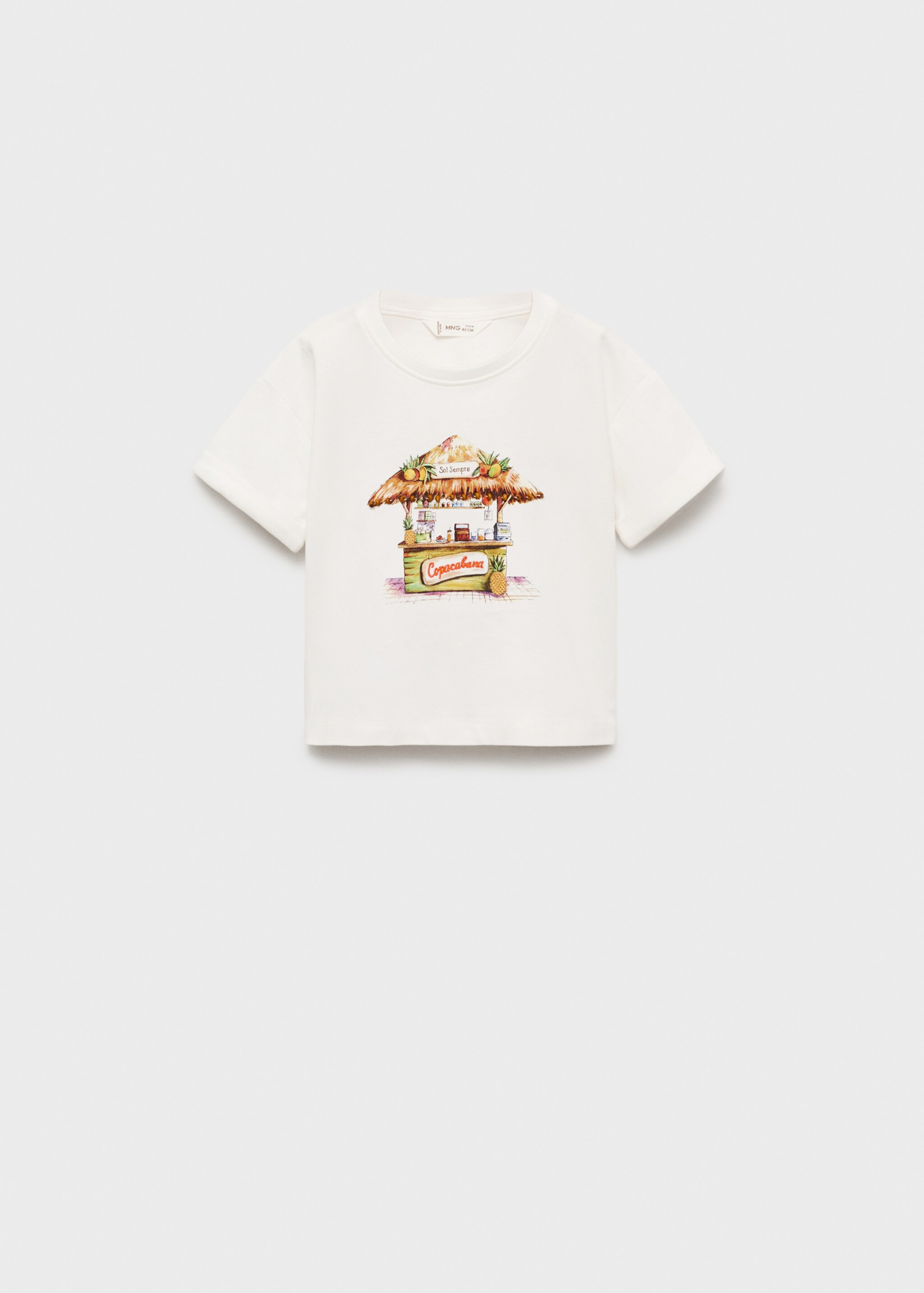 T-shirt en imprimé tropical - Article sans modèle