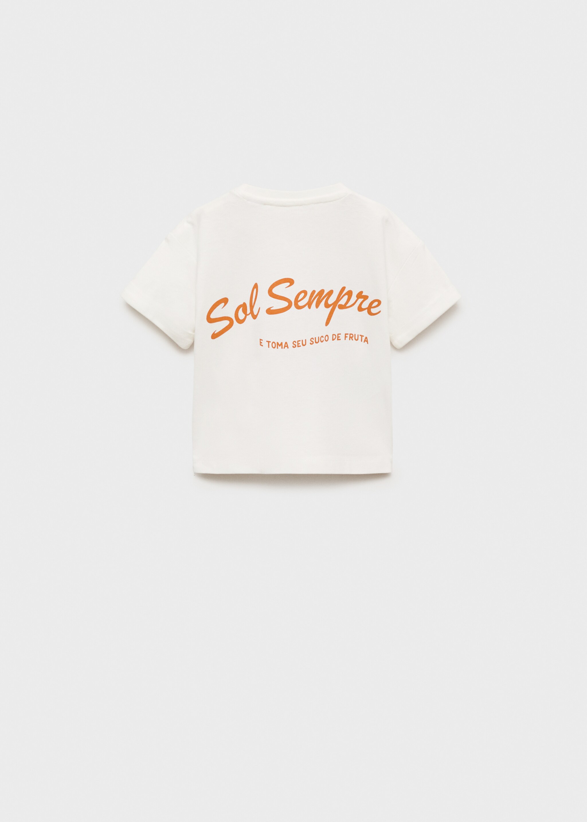 T-shirt en imprimé tropical - Verso de l’article