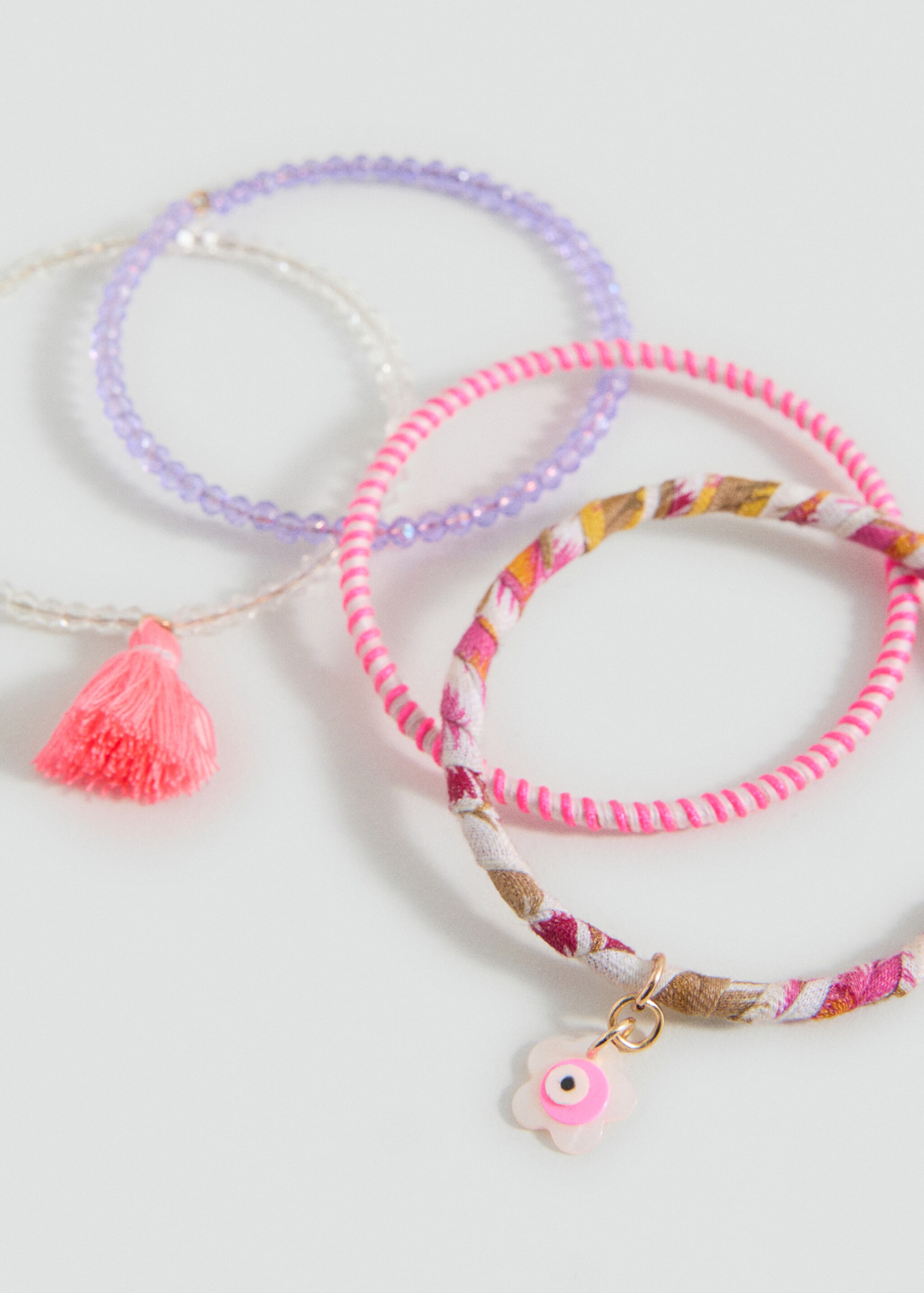 Lot 4 bracelets - Plan moyen