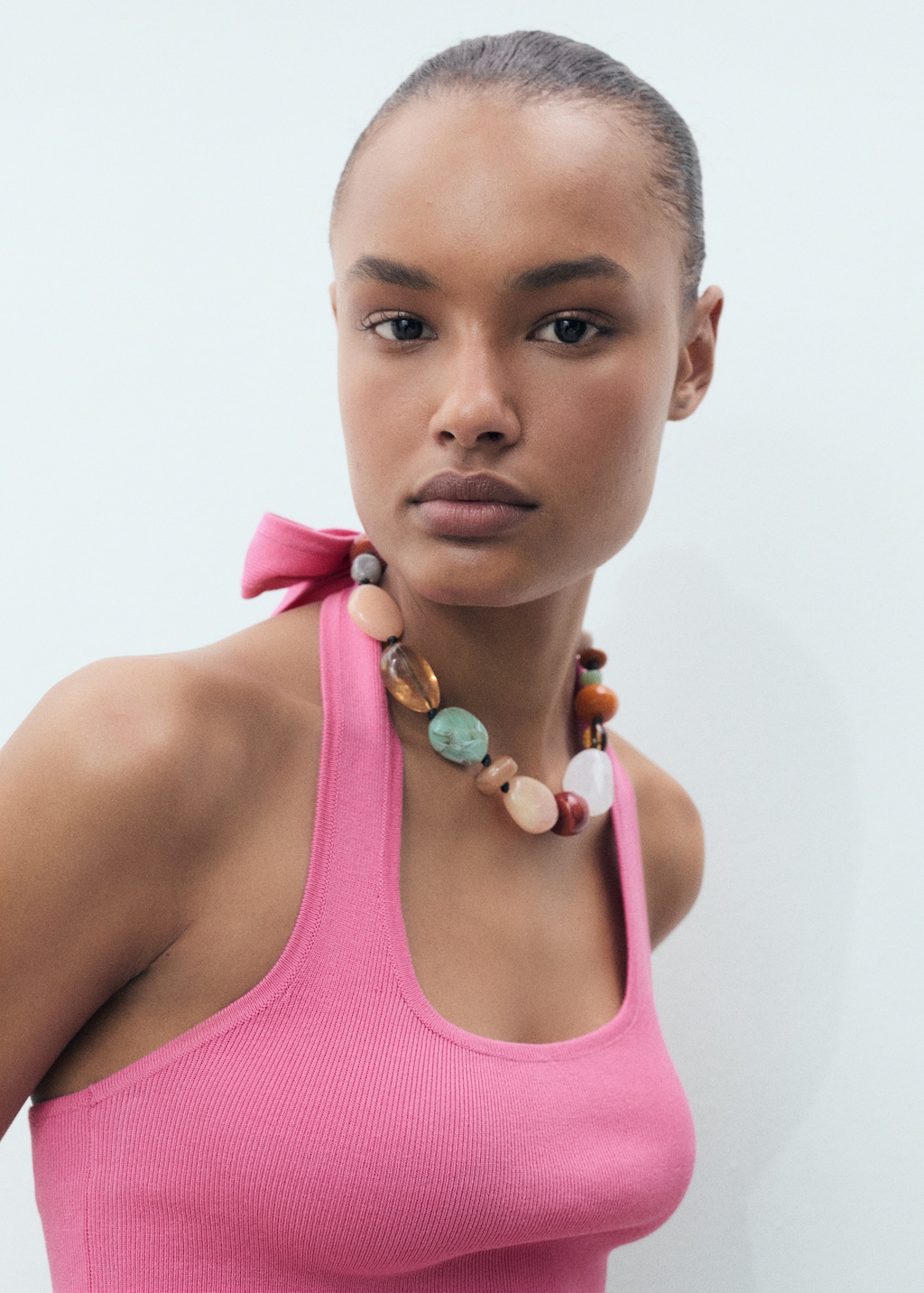 Knit halter top - Women | MANGO USA