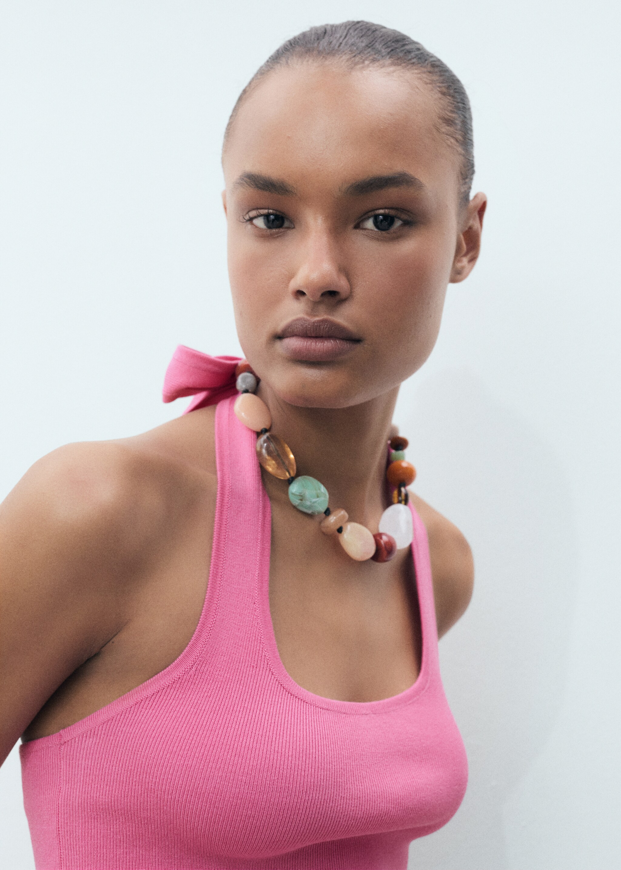 Knit halter top - Details of the article 1