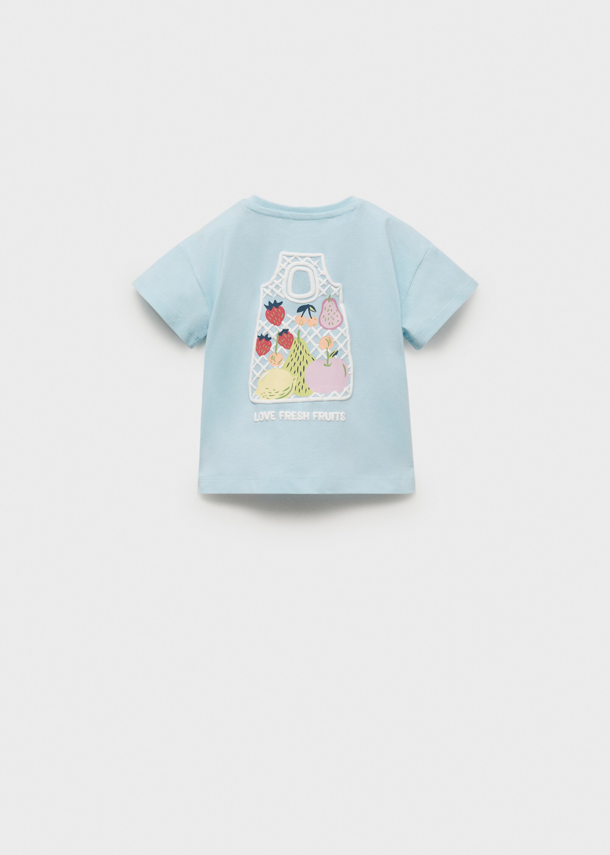 Short-sleeved printed t-shirt - Reverse of the article