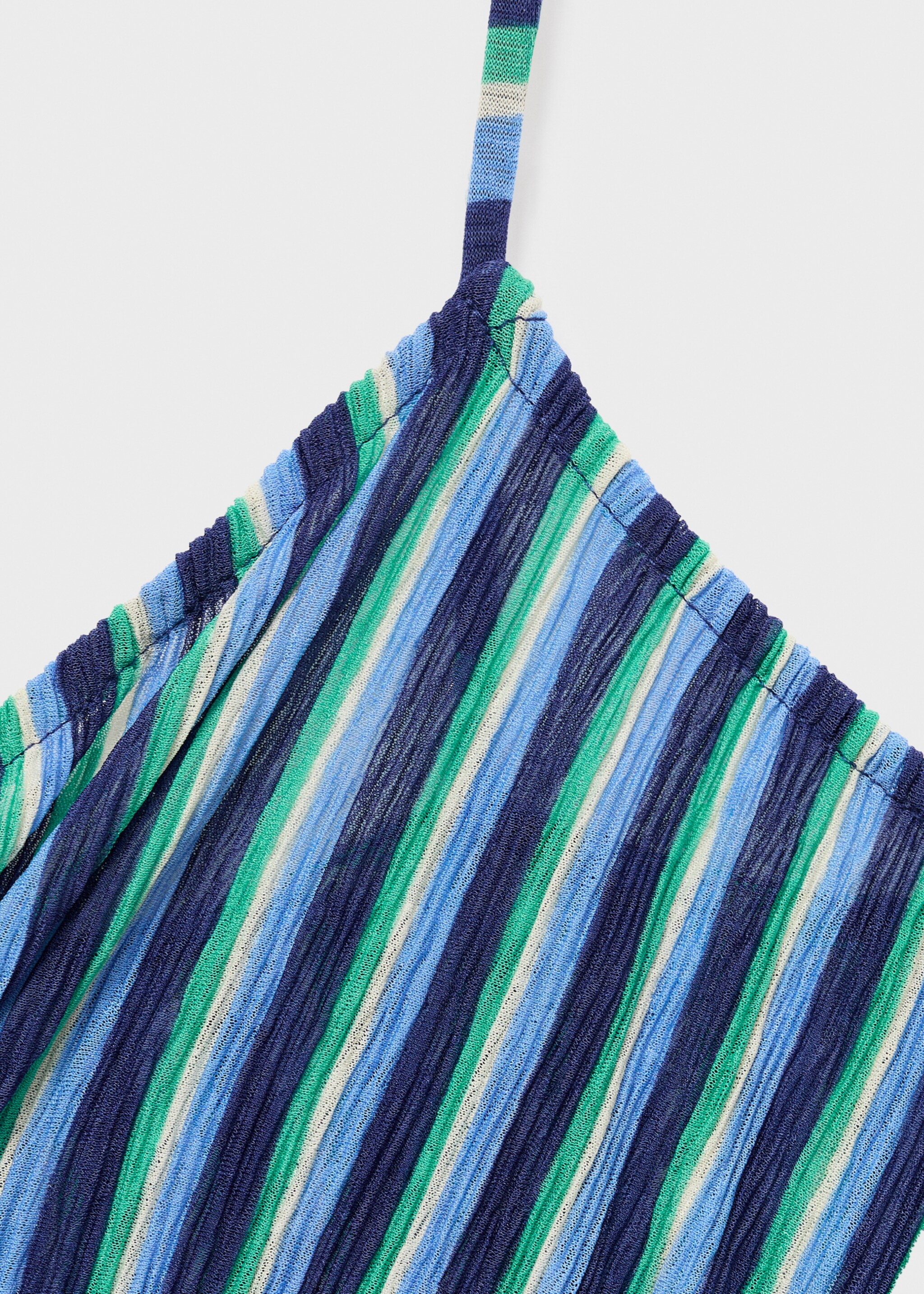 Vestido fruncido rayas - Detalle del artículo 8