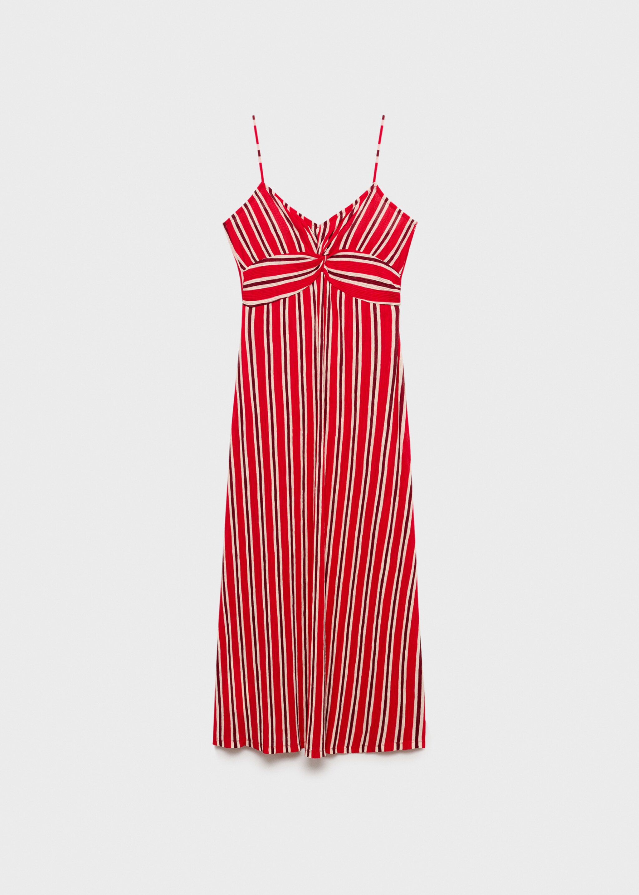 Vestido fruncido rayas - Artículo sin modelo