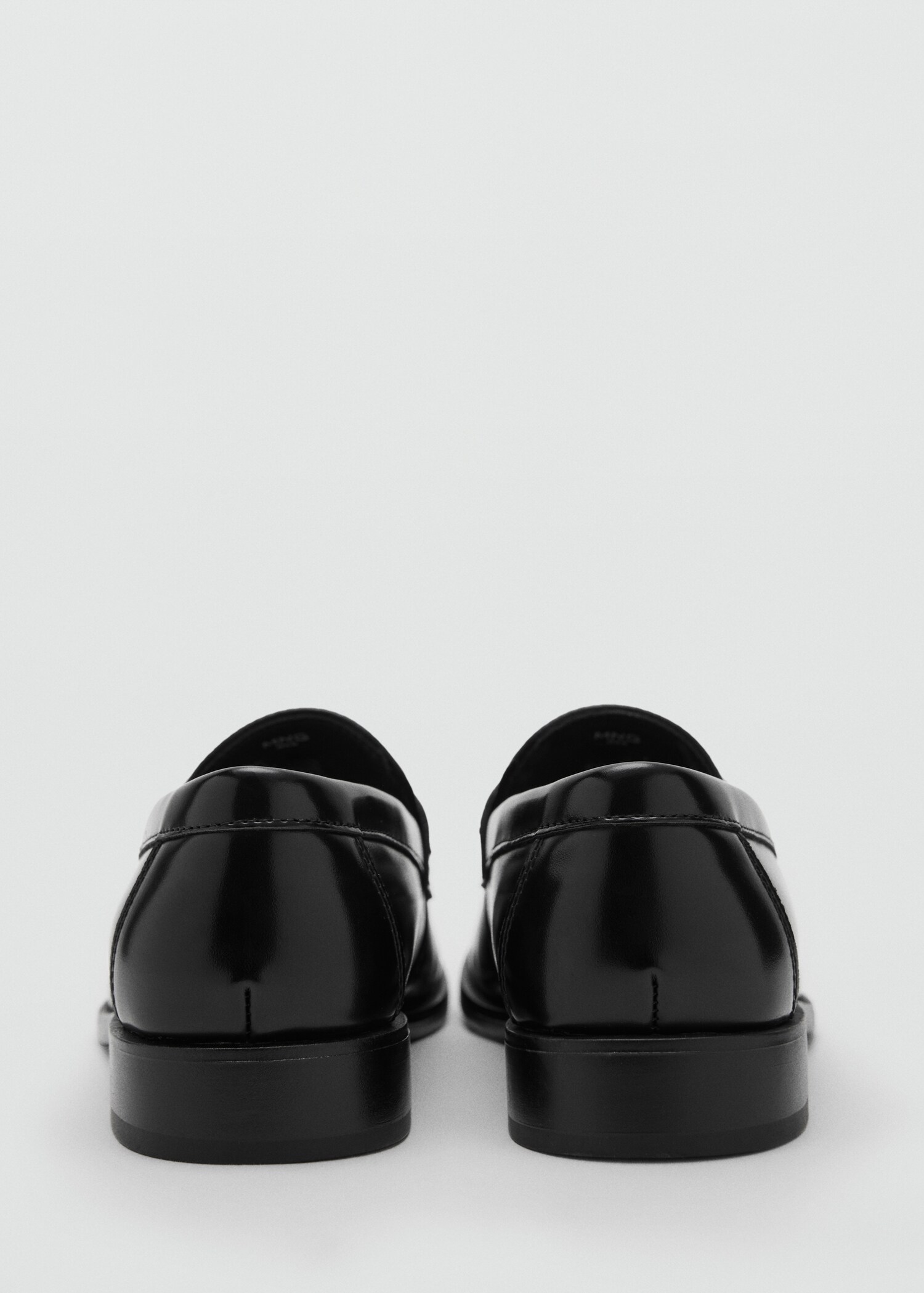 Nappa leather-effect moccasins - Details of the article 1