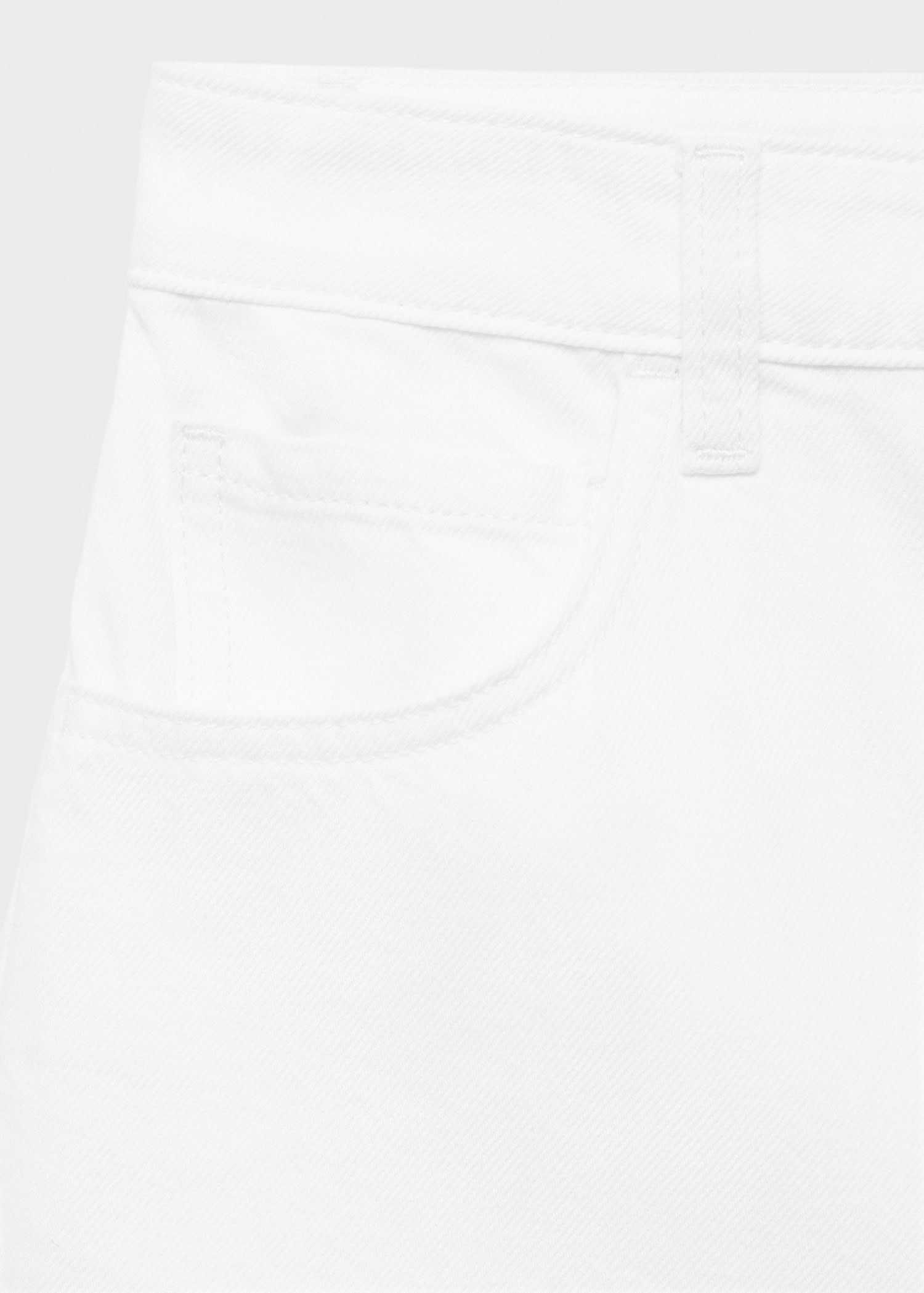 Bermuda en jean droit taille haute - Détail de l'article 0