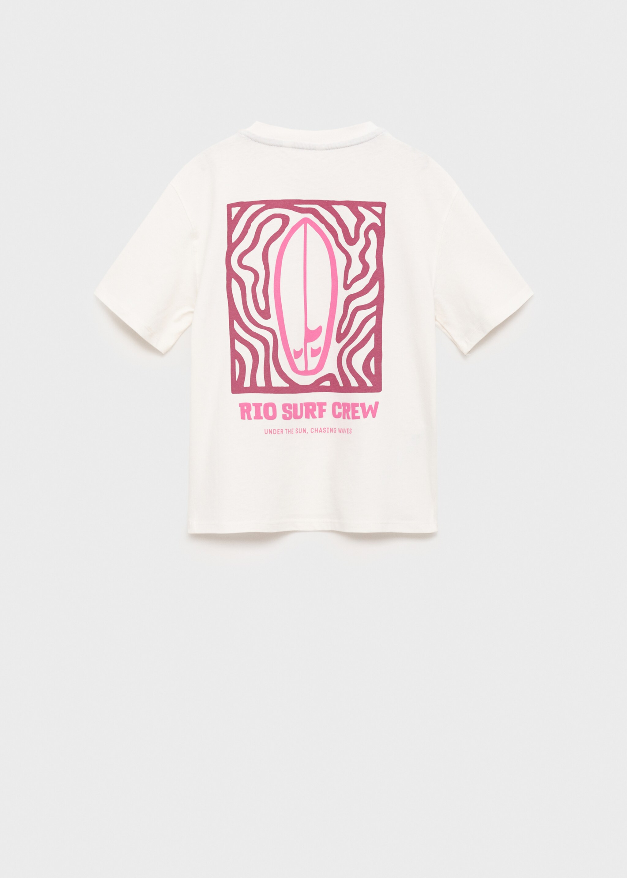 Camiseta estampada surf - Reverso del artículo