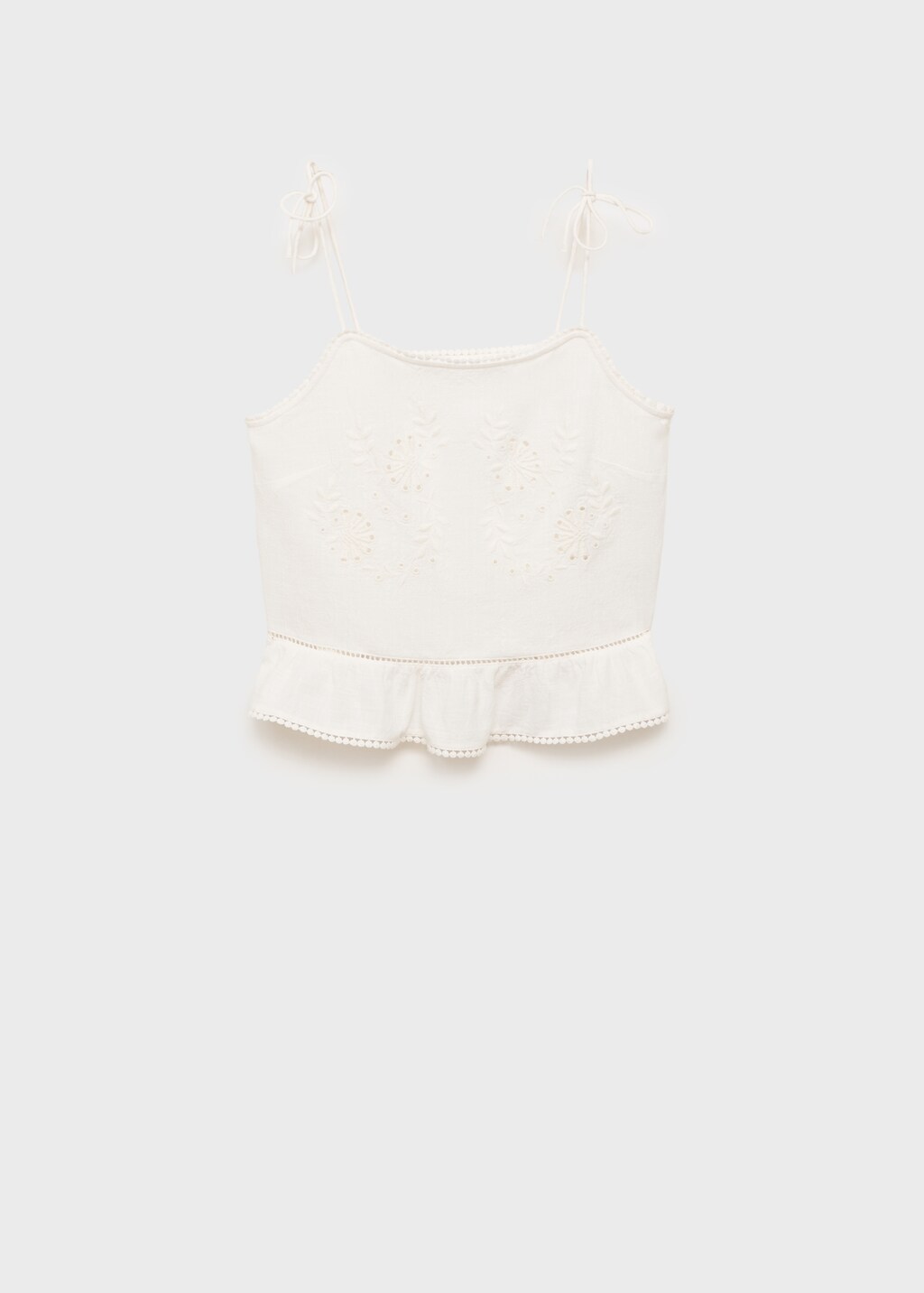 Lace embroidered top - image 5