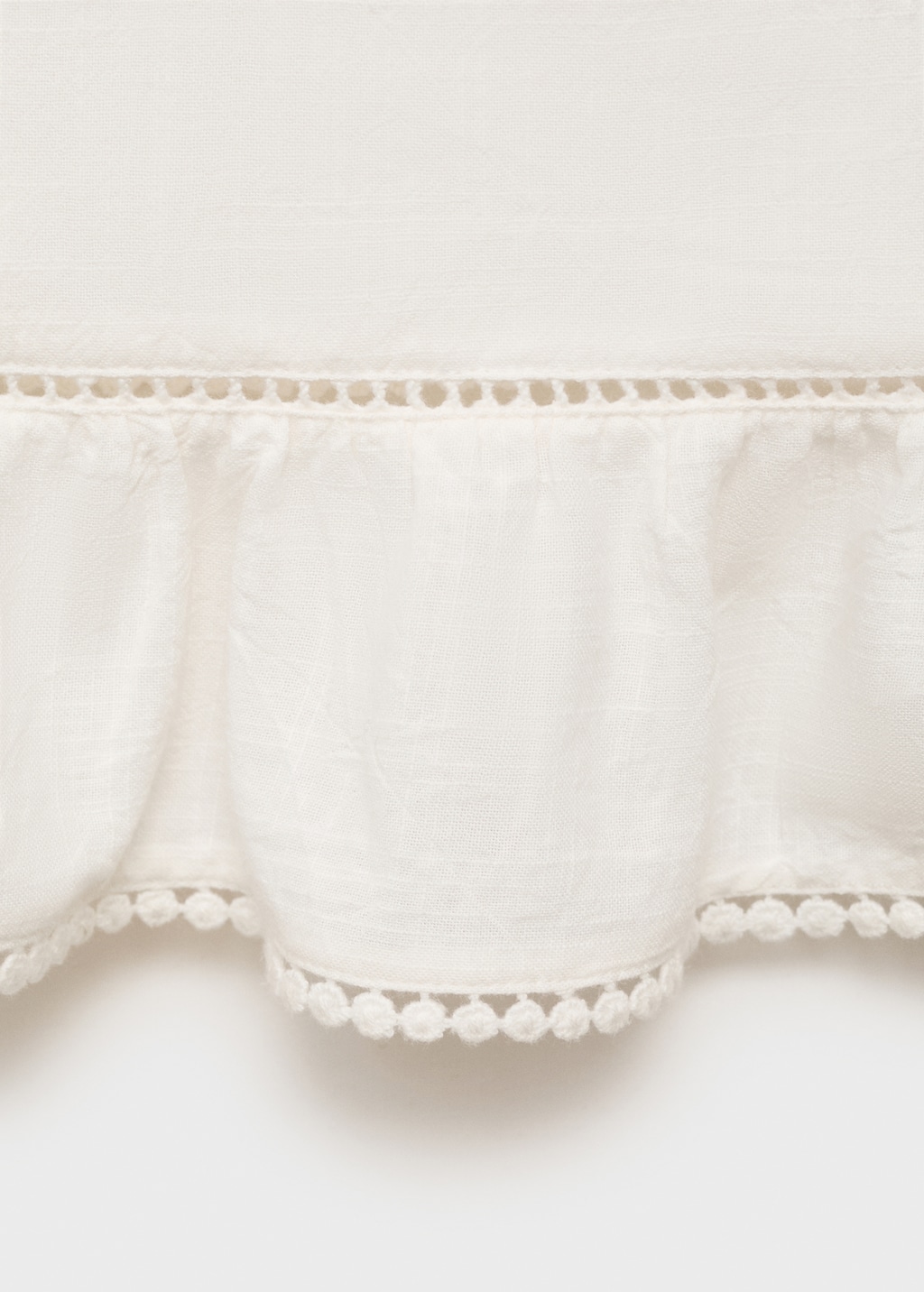 Lace embroidered top