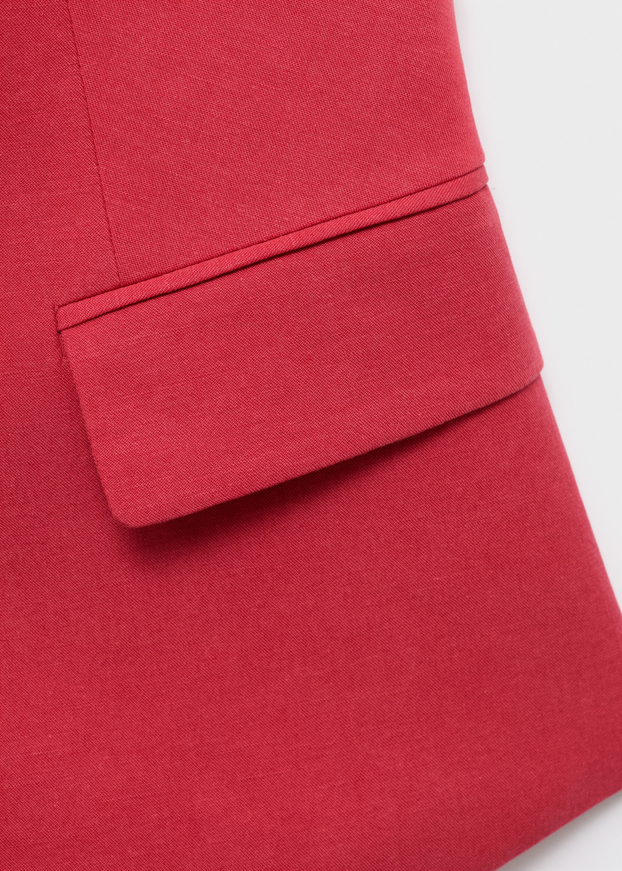 Chaleco traje mezcla lino - Detalle del artículo 0