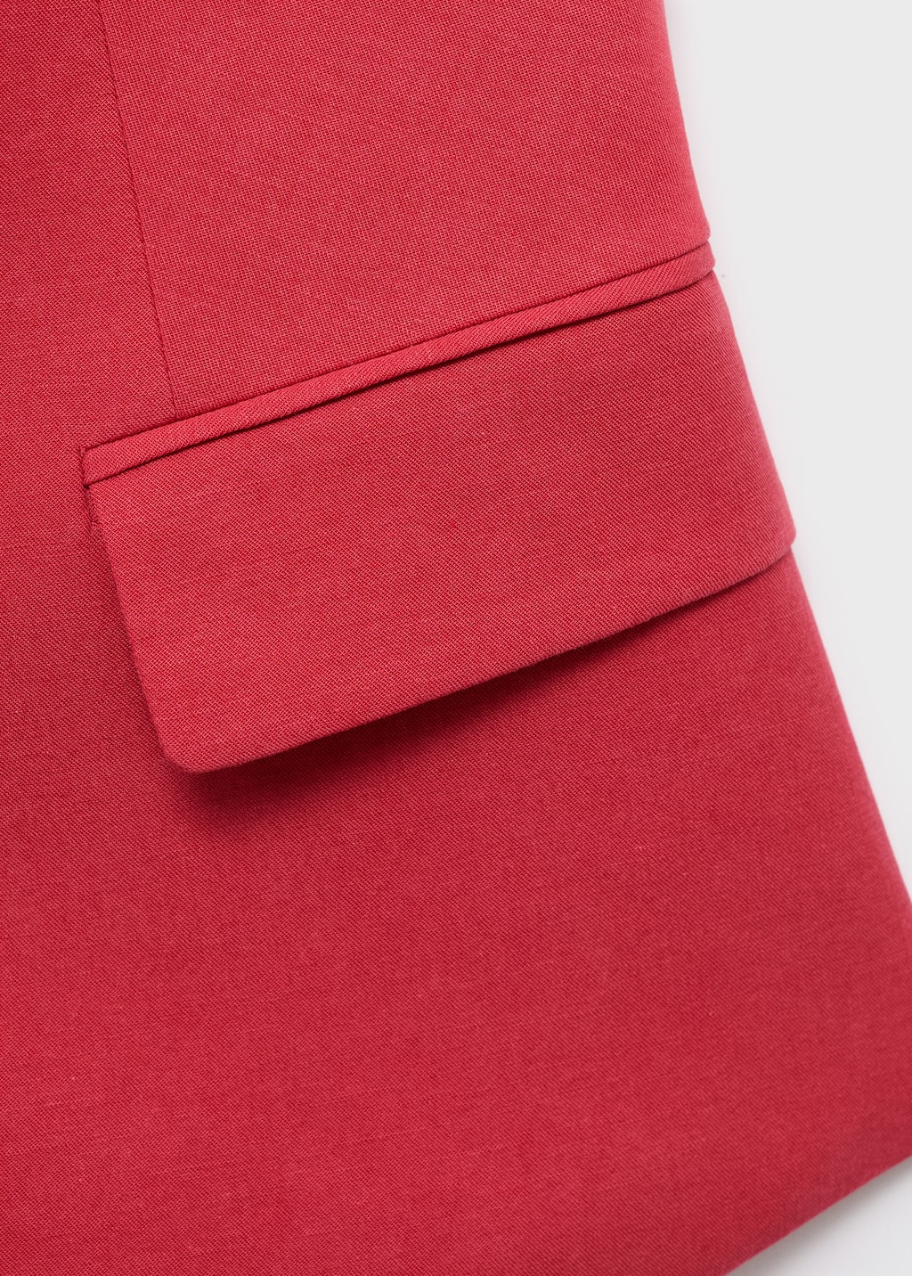 Linen-blend suit vest