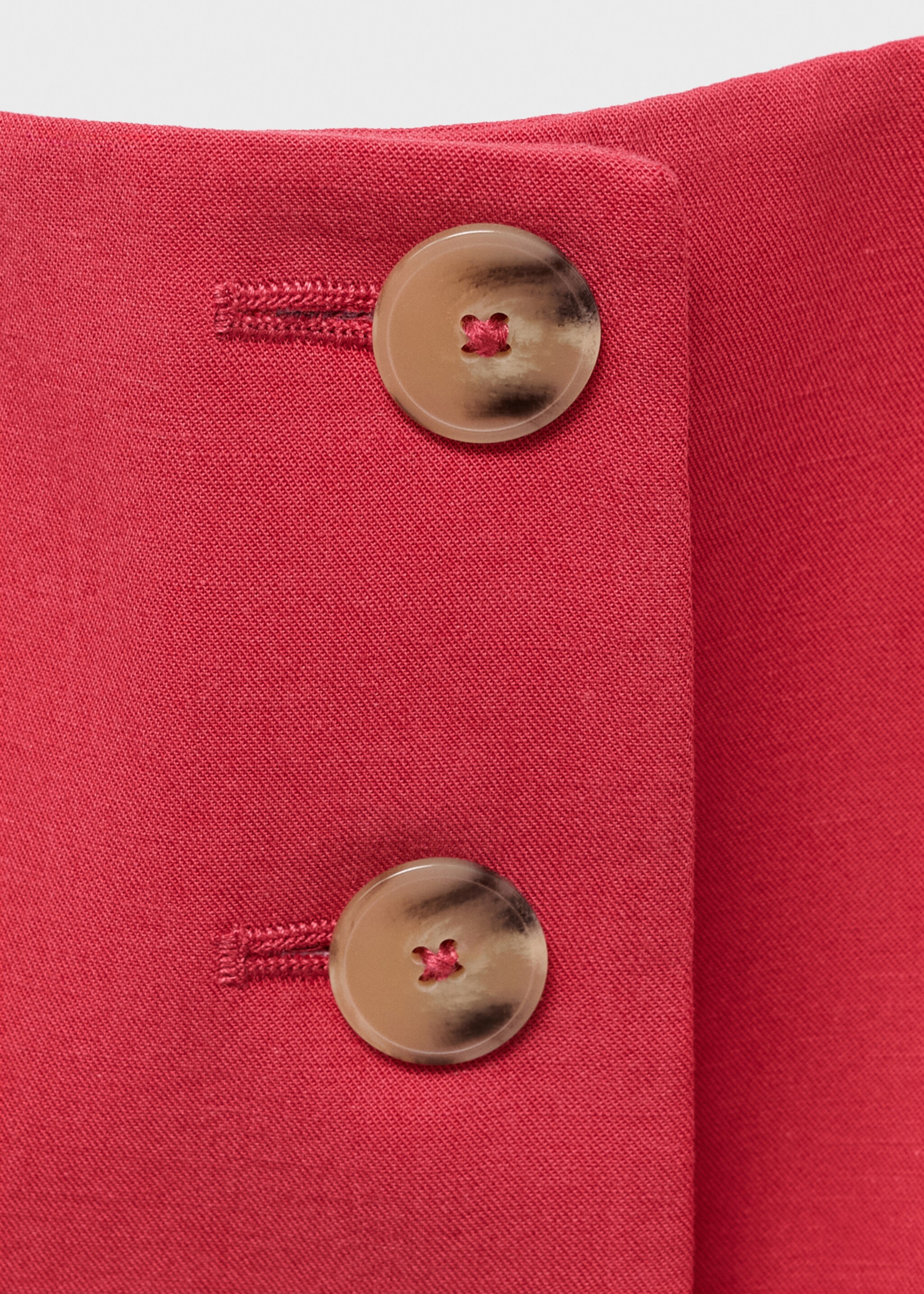 Chaleco traje mezcla lino - Detalle del artículo 8
