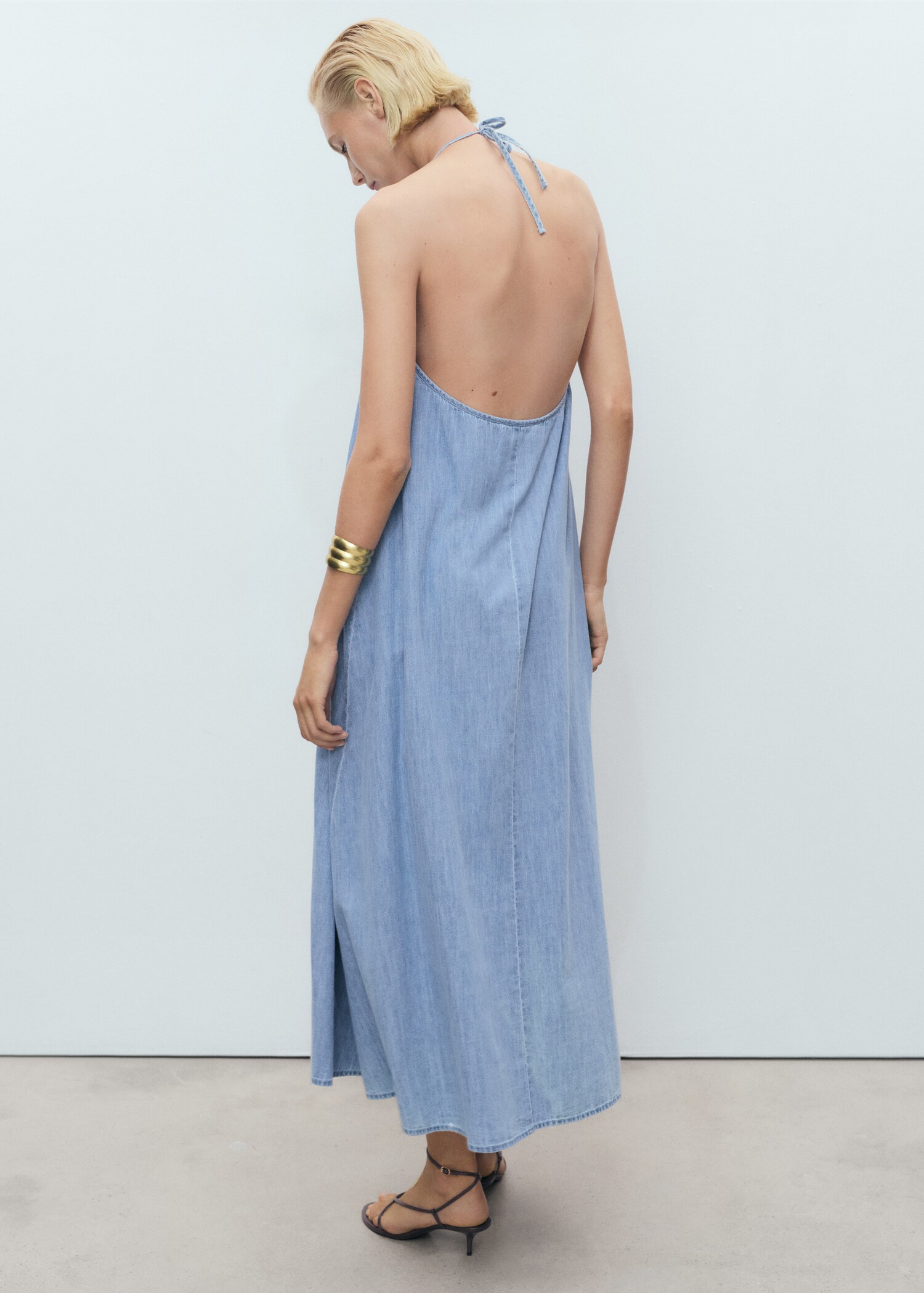 Vestido vaquero tirantes - Reverso del artículo