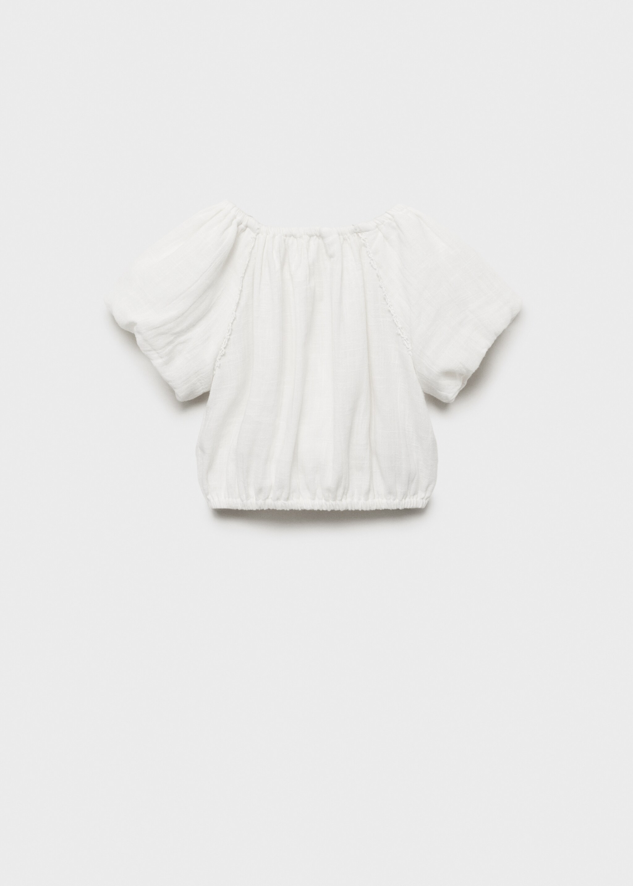 Puff sleeves blouse - Reverse of the article