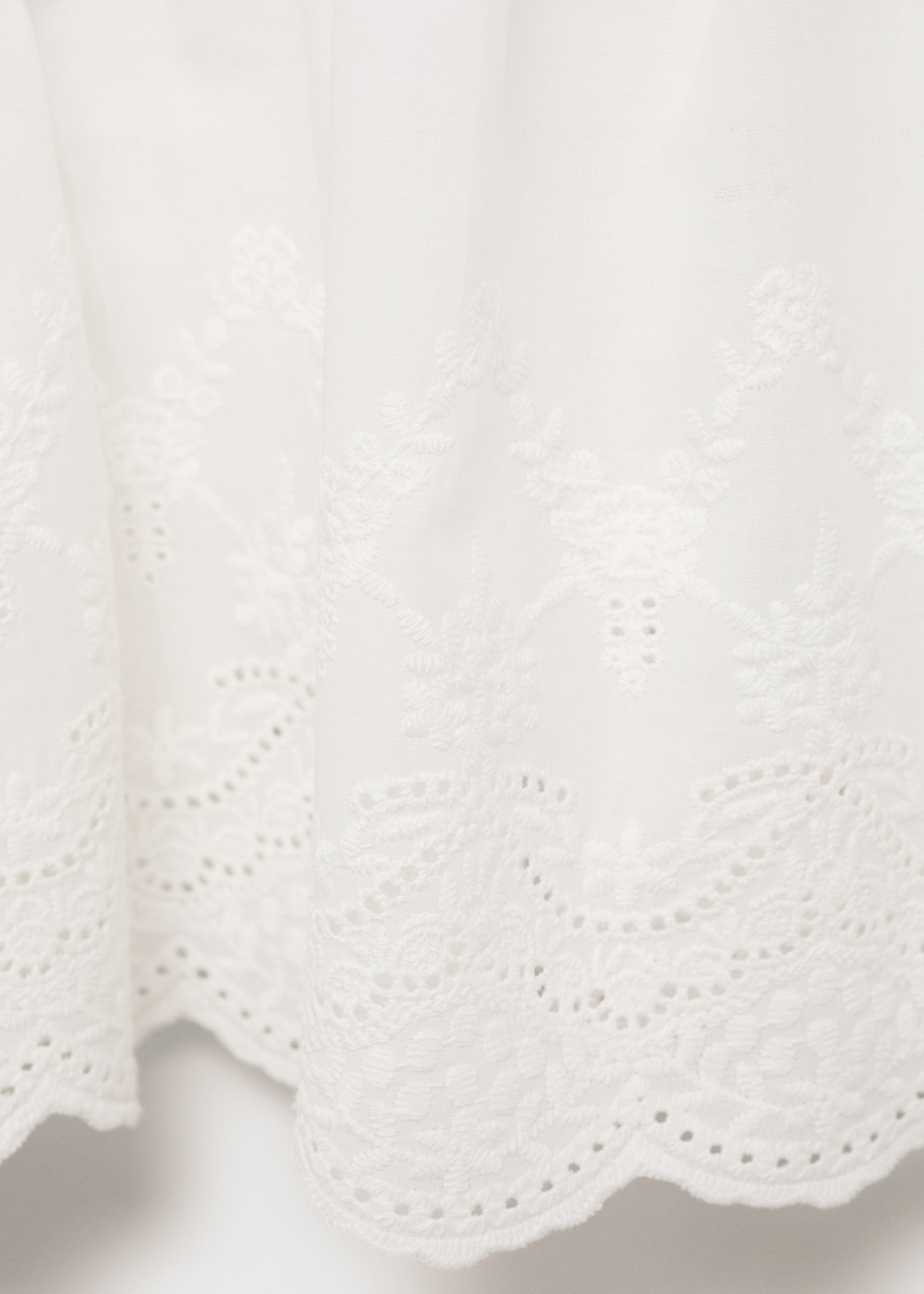 Embroidered ruffle t-shirt - Details of the article 0