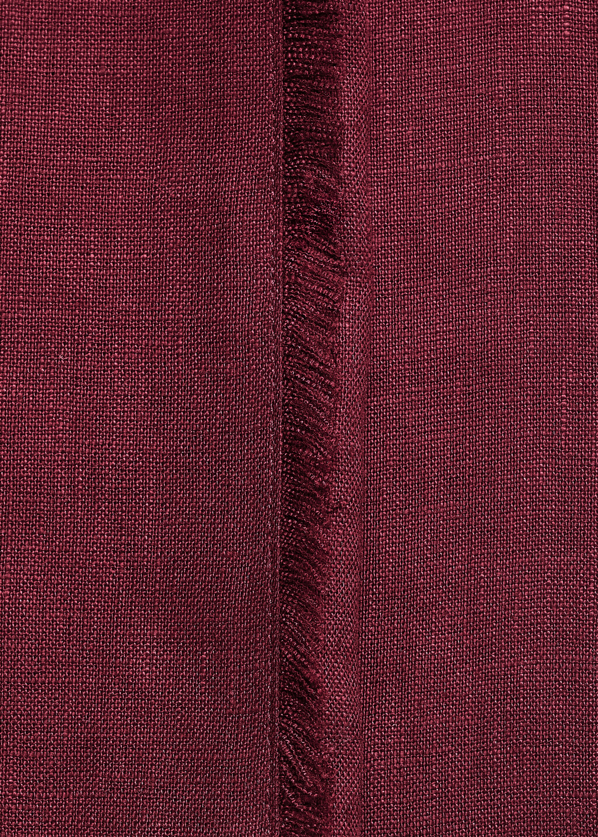 Linen suit trousers with frayed ends - Details of the article 8