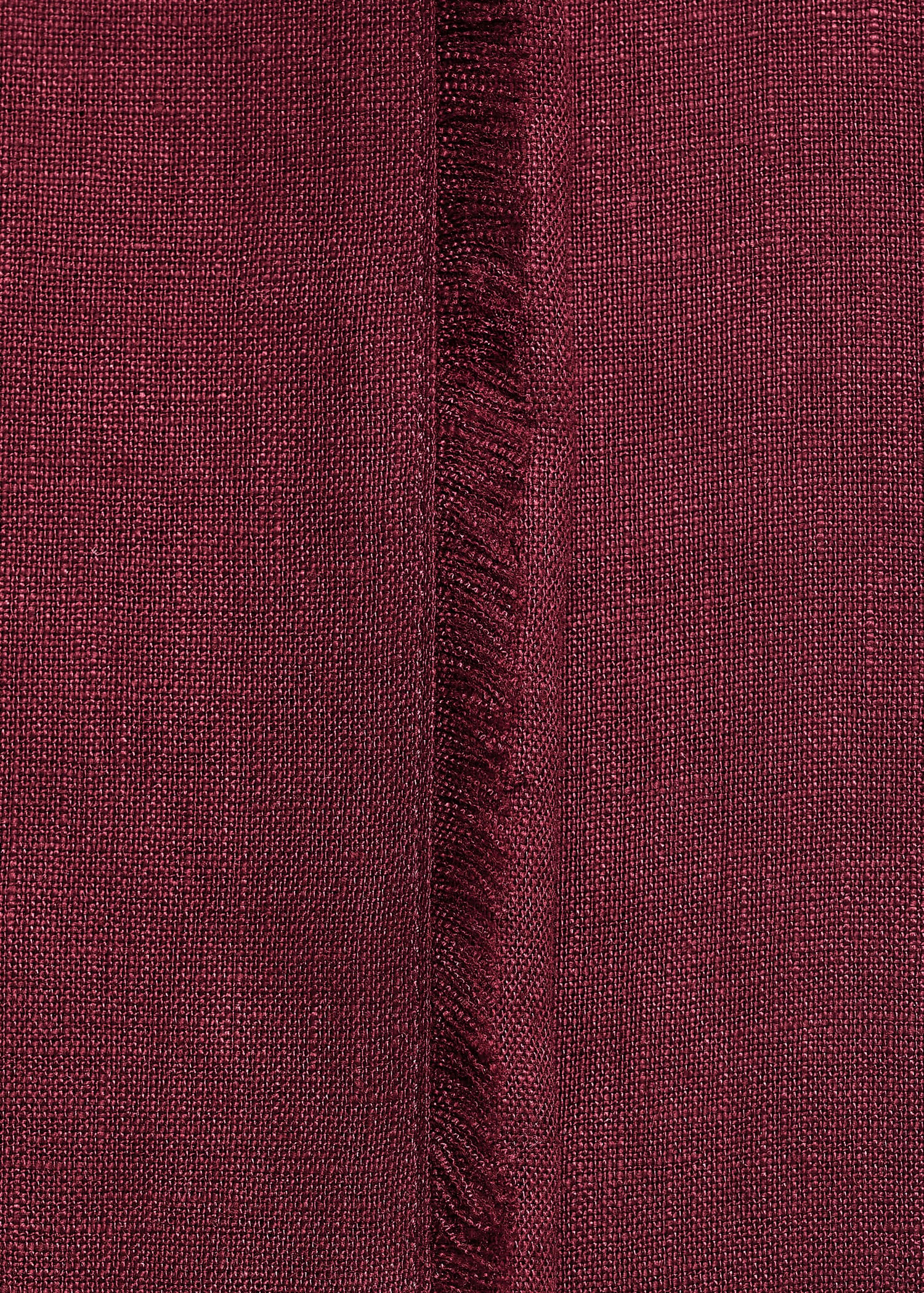 Linen suit pants with frayed ends - Details of the article 8