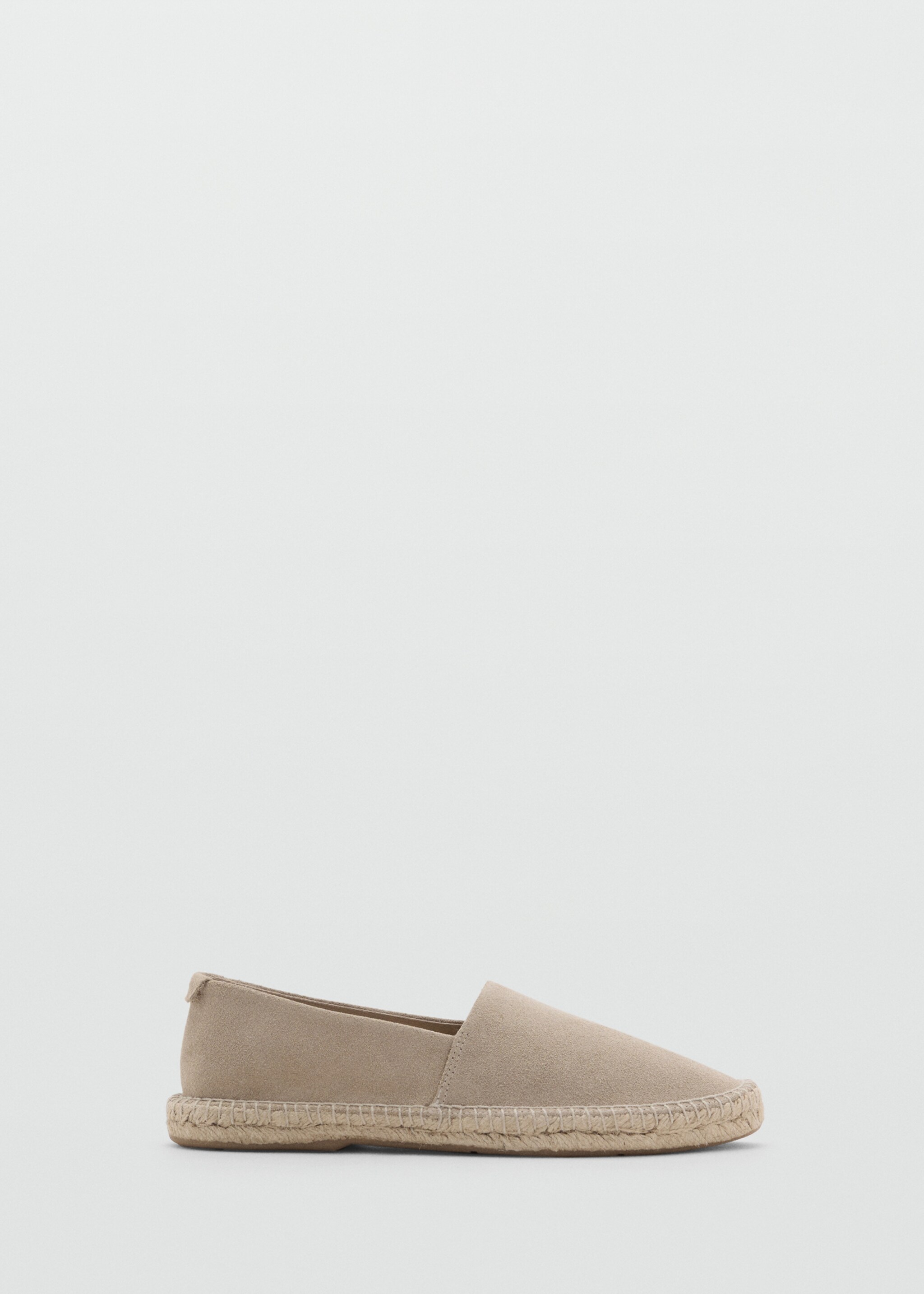 Espadrilles cuir suède jute - Article sans modèle