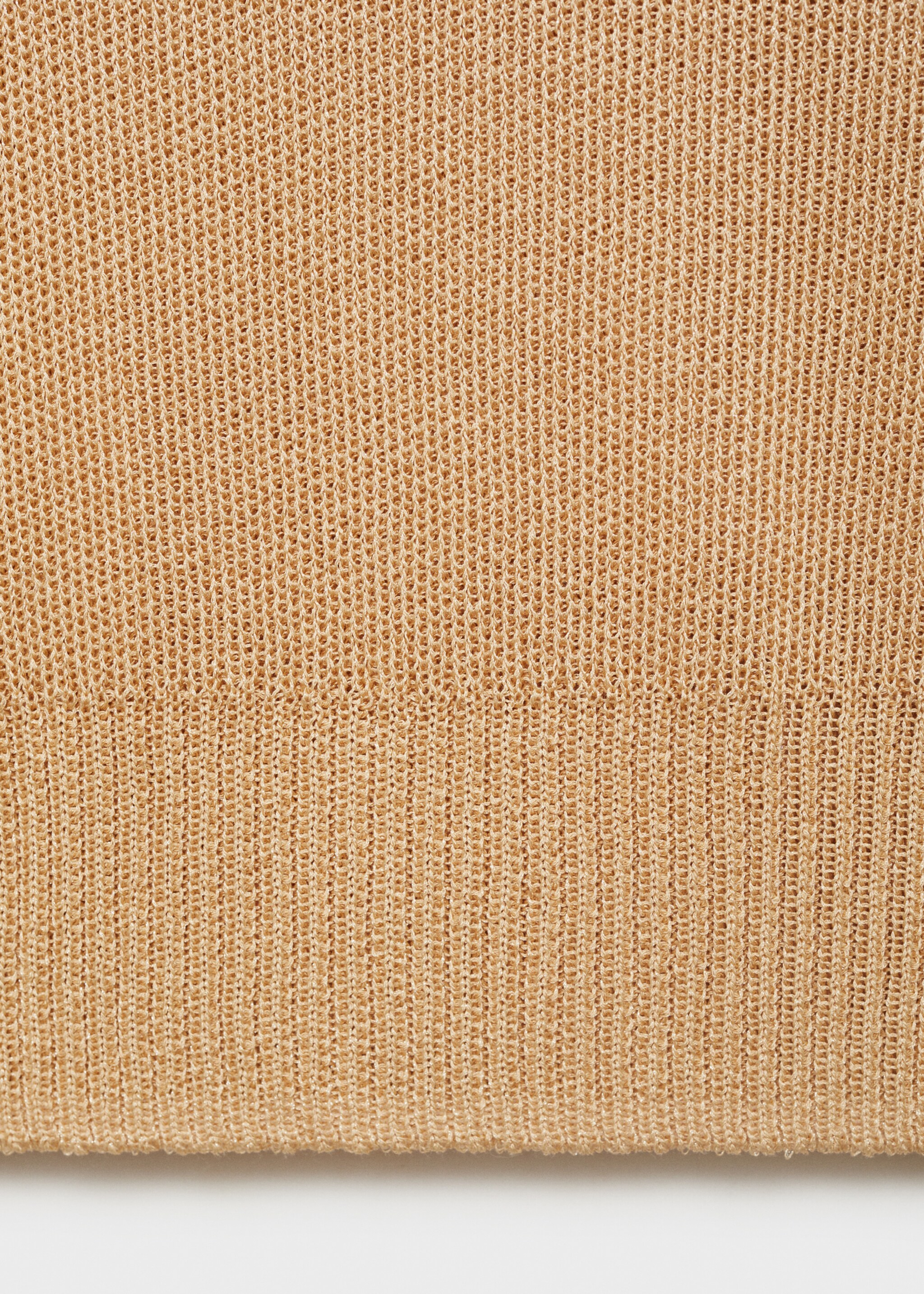 Short-sleeved crop sweater - Details of the article 0