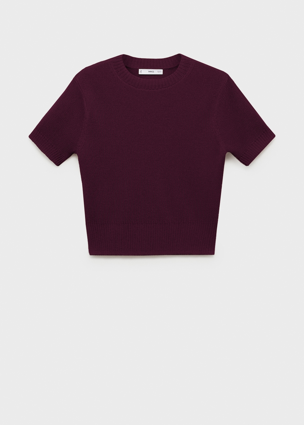 Short-sleeved crop sweater - image 5