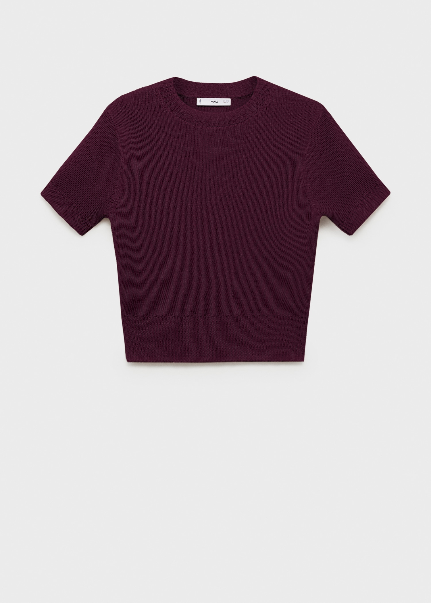 Kurzarmpullover in Cropped-Länge - Artikel ohne Model