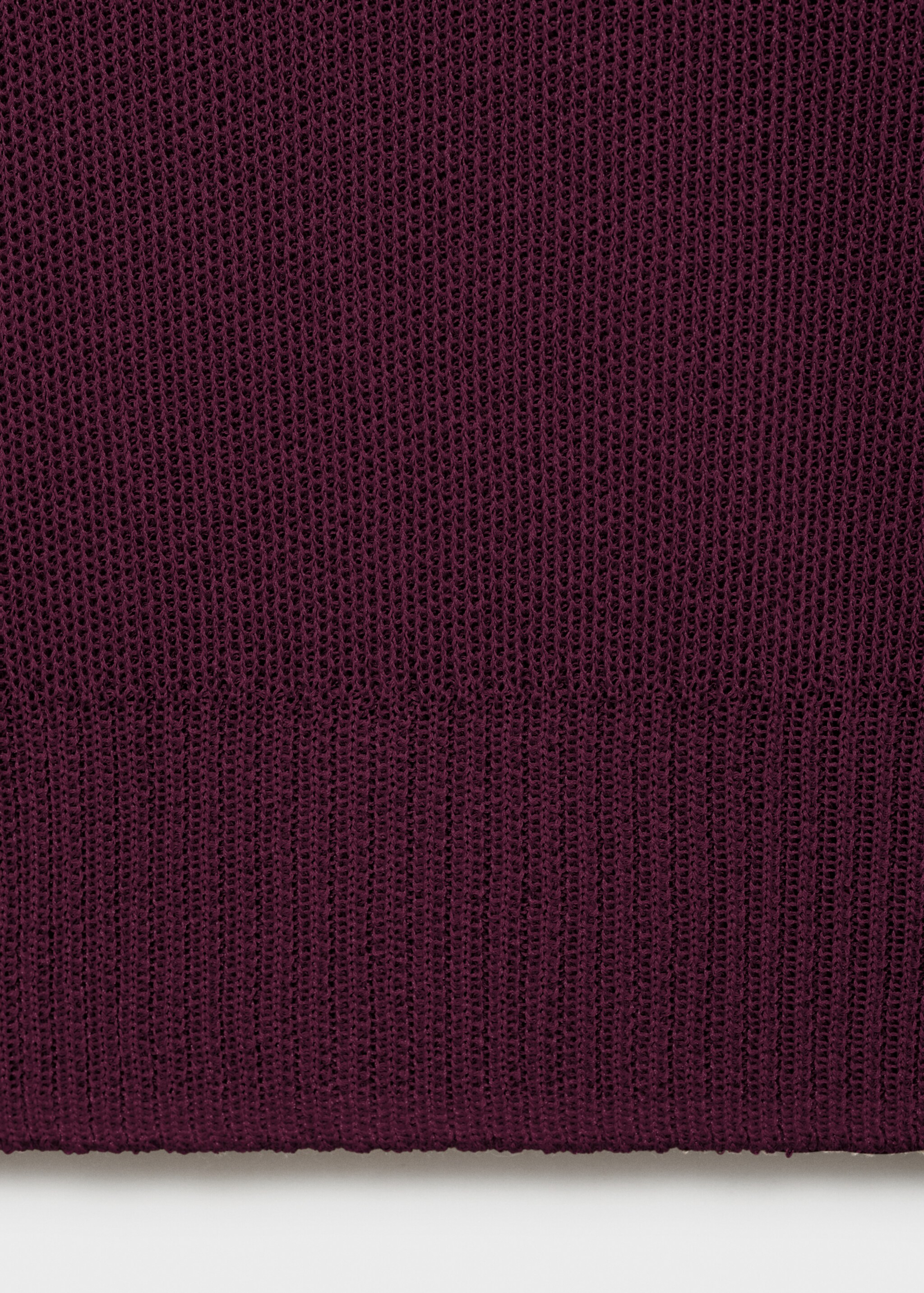 Short-sleeved crop sweater - Details of the article 0