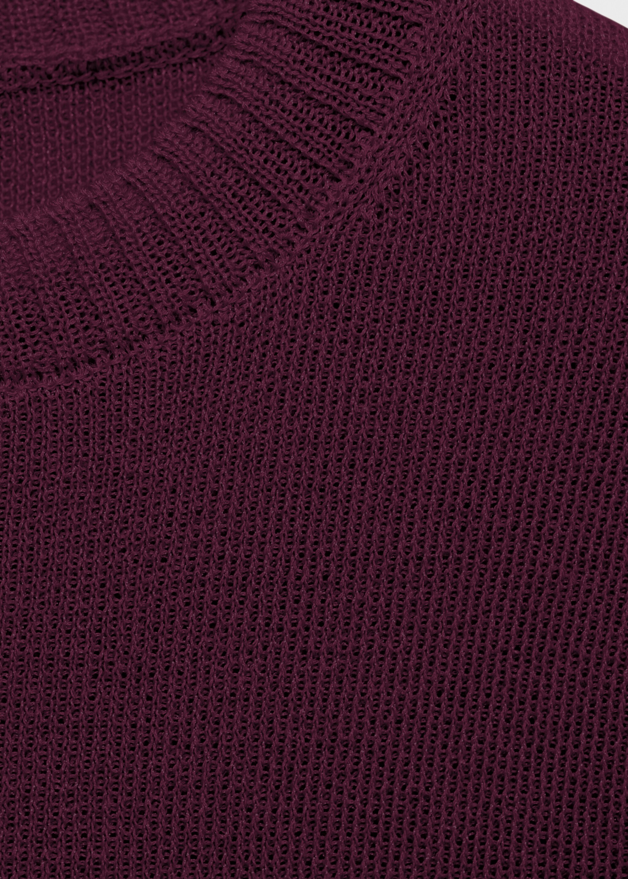 Short-sleeved crop sweater - Details of the article 8